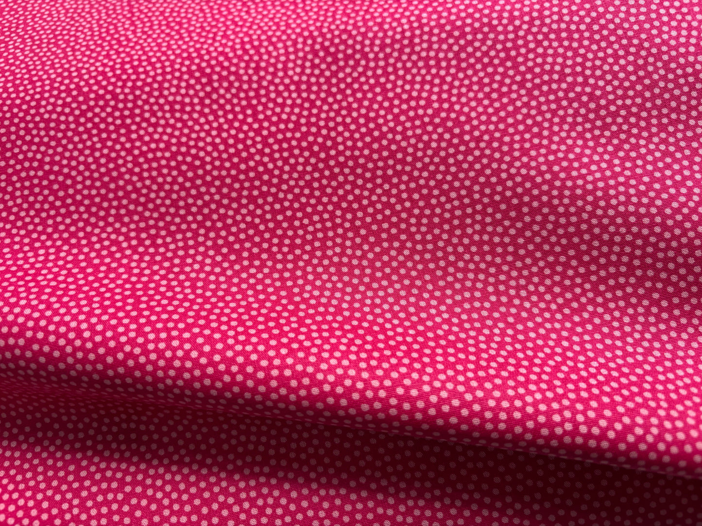 Baumwollstoff Wilde Pünktchen Pink Dotty