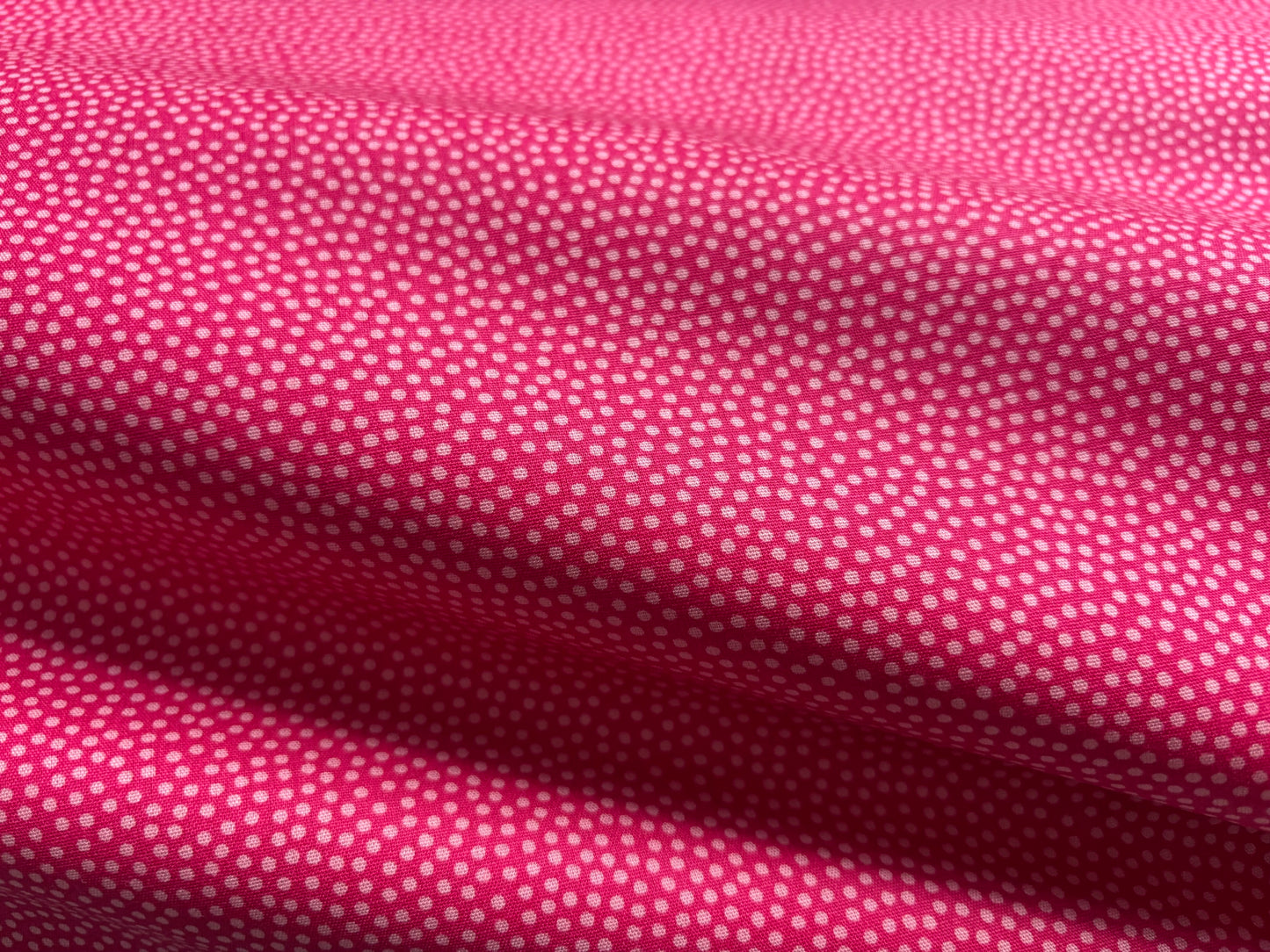 Baumwollstoff Wilde Pünktchen Pink Dotty