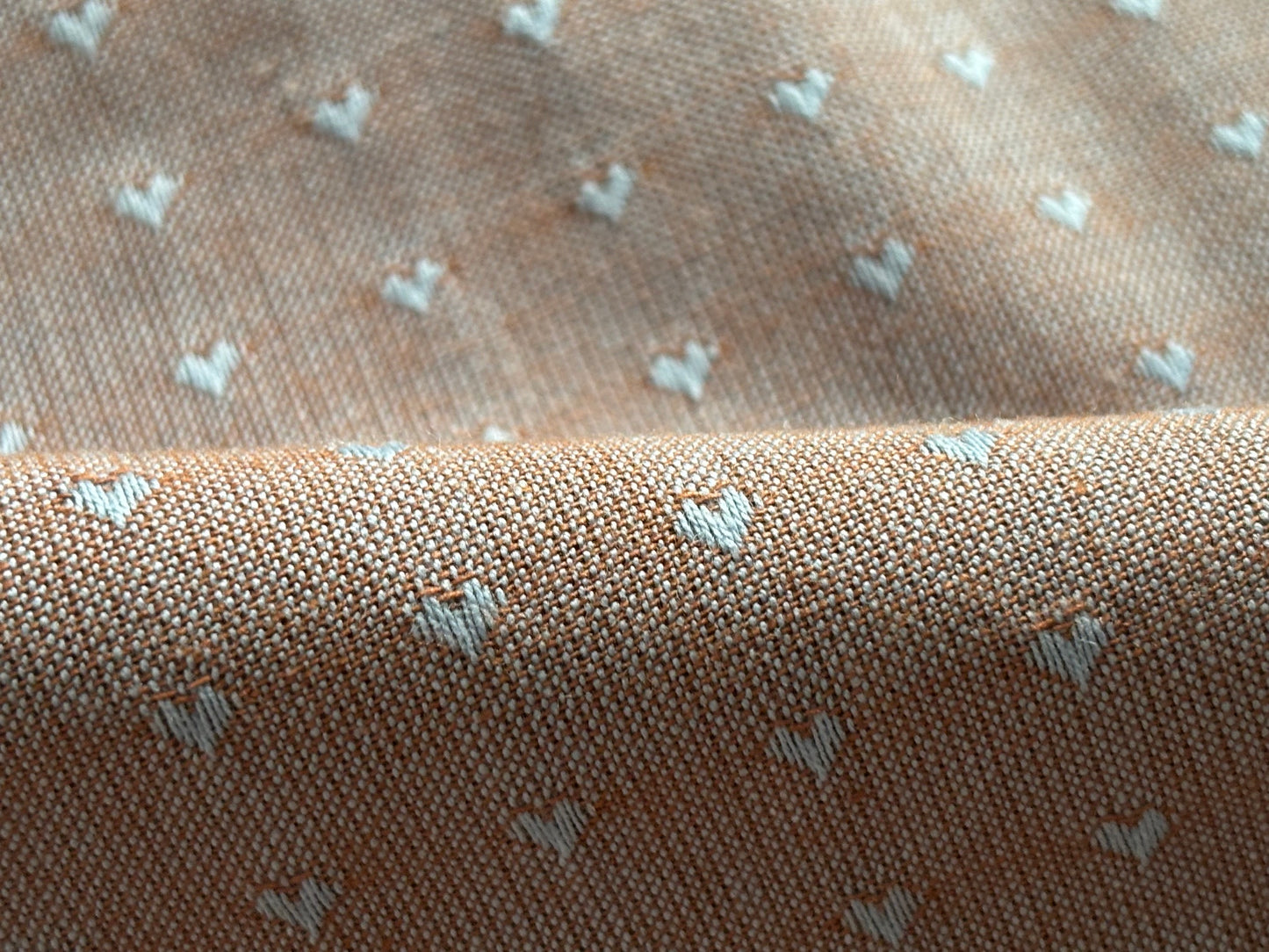 Baumwollwebstoff Kleine Herzen