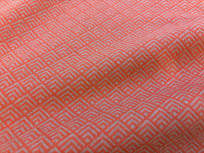 Strick-Jacquard recycled Raute Koralle
