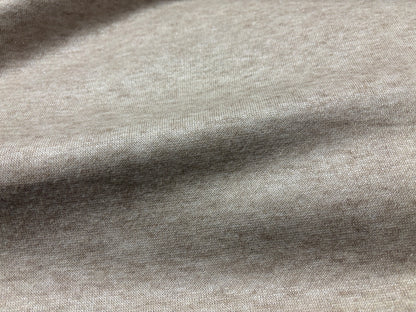 Strickstoff Glitzer Beige meliert