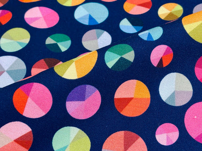 Baumwollstoff Happy Place Bunte Murmeln