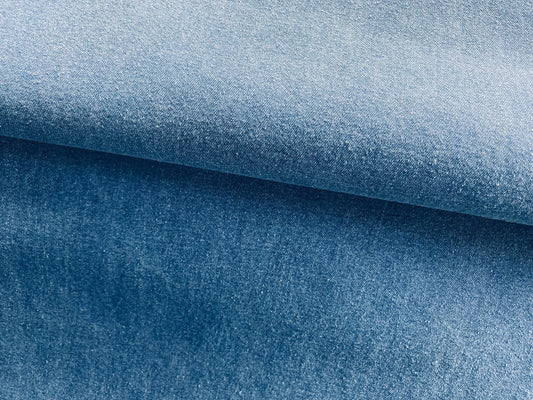 Jeansstoff Hellblau 12 OZ Baumwolle