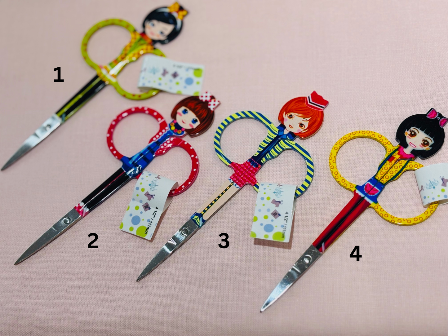 Kleine Stick-/Fadenschere Girly