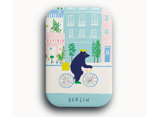 Magnet Lunacard Berlin Fahrradbär