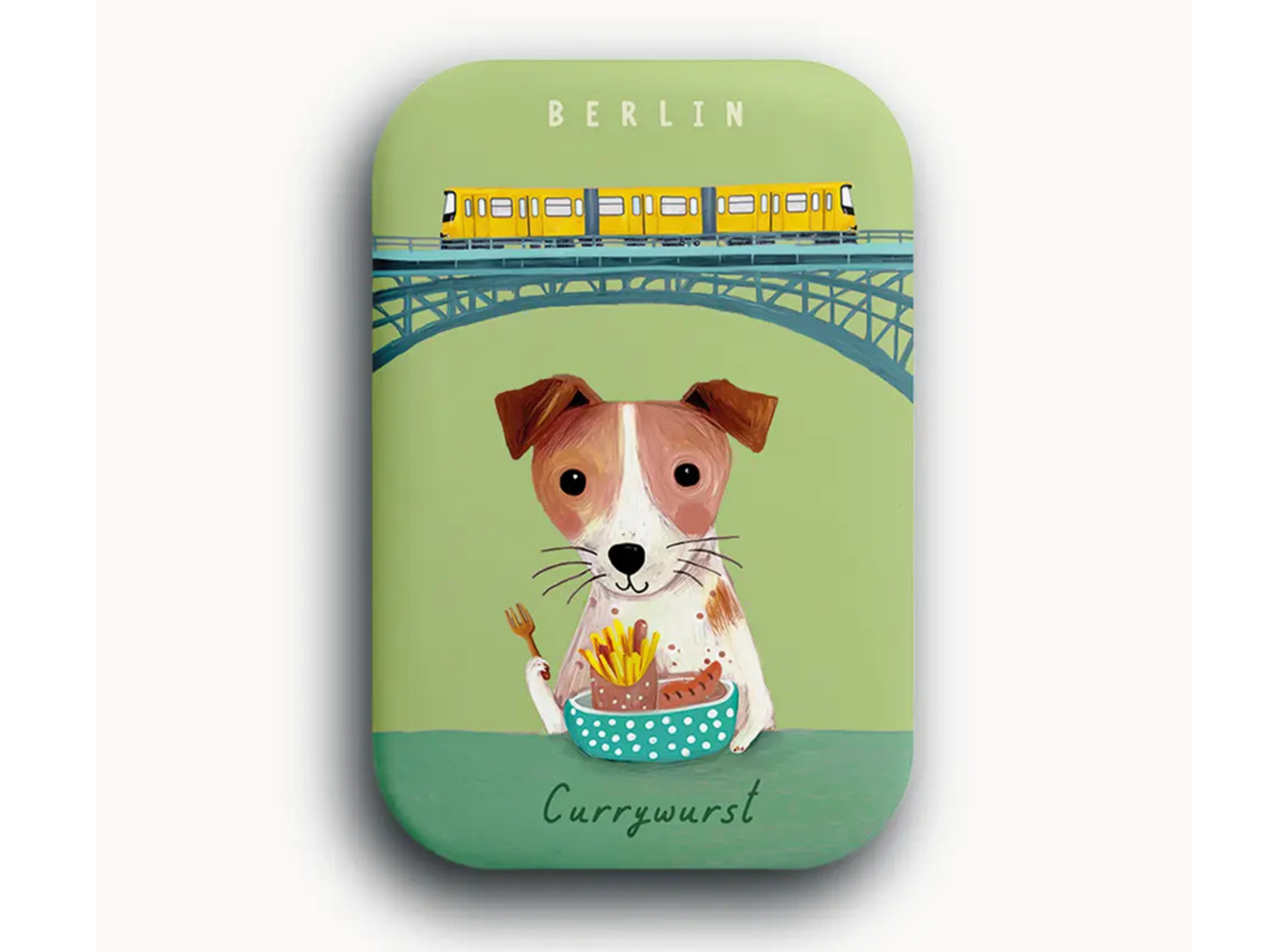 Magnet Lunacard Berlin Currywurst
