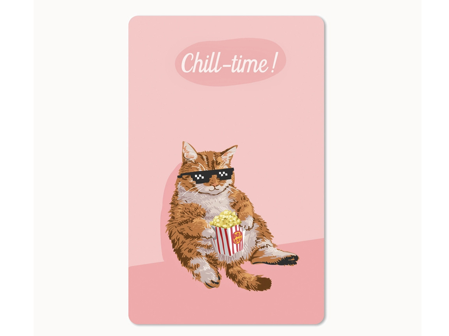 Postkarte Lunacard Chill cat