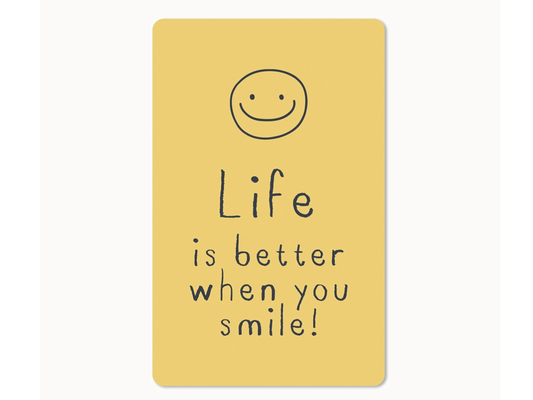 Postkarte Lunacard Smiley