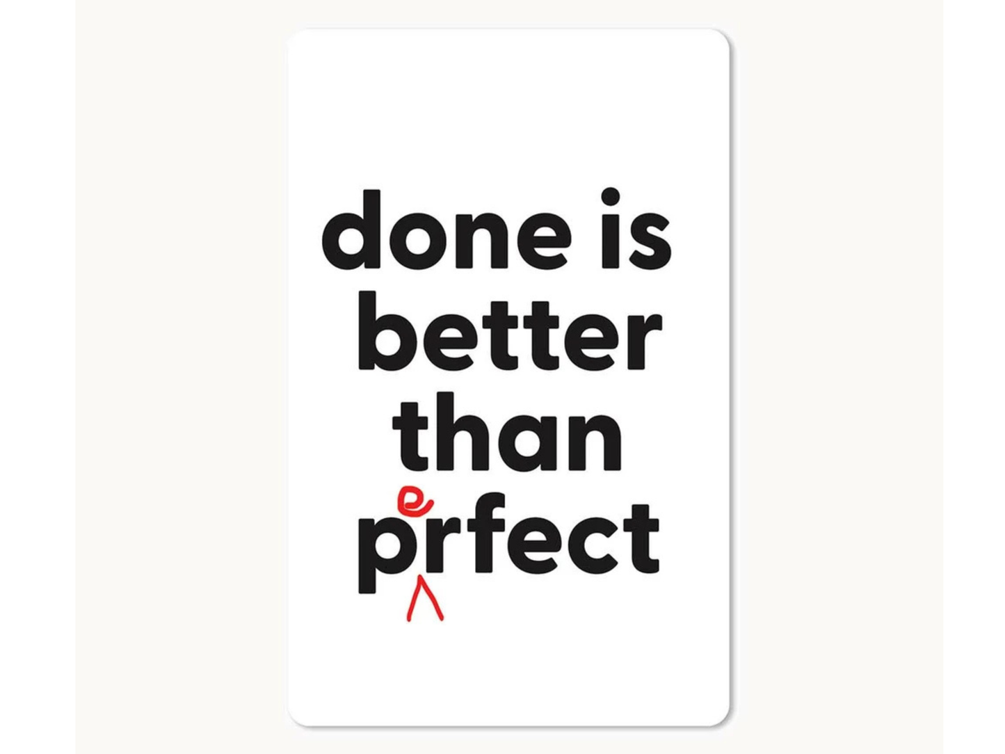 Postkarte Lunacard better than perfect