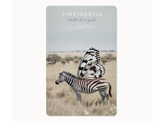 Postkarte Lunacard Einzigartig