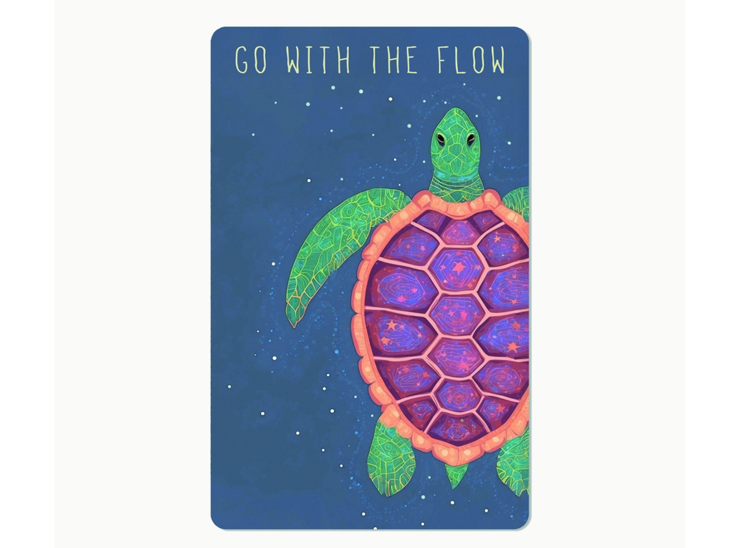 Postkarte Lunacard Go with the Flow