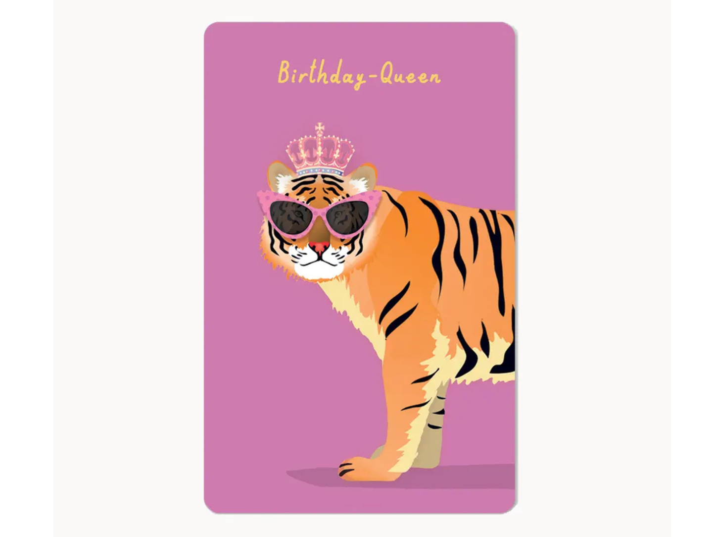 Postkarte Lunacard Birthday Queen