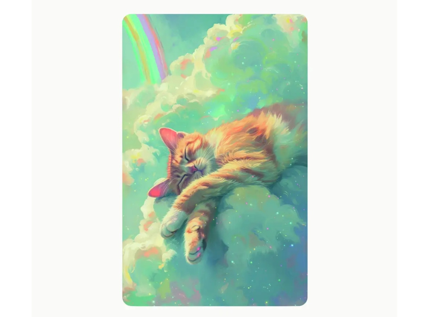 Postkarte Lunacard Sky Cat