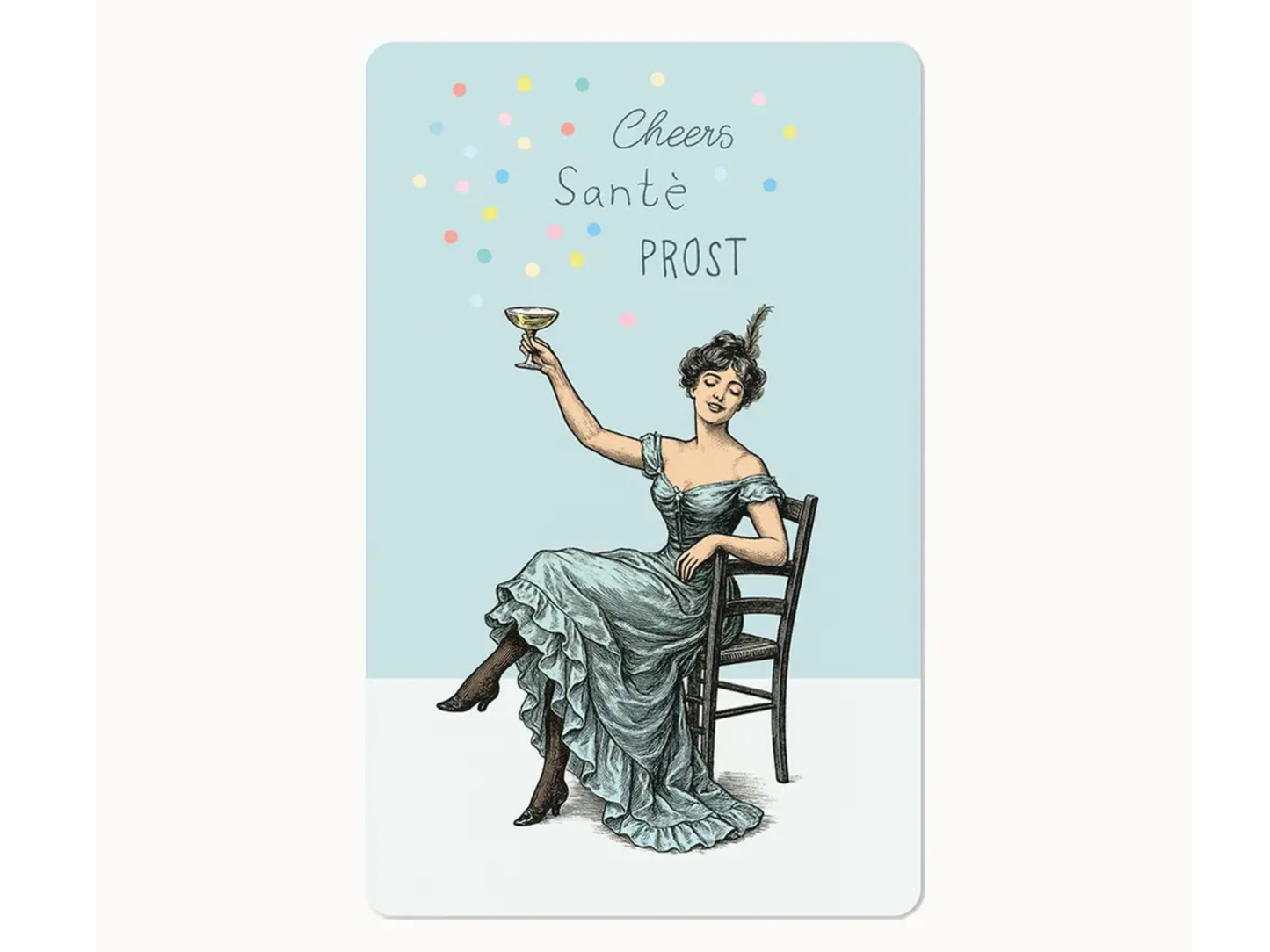 Postkarte Lunacard Prost