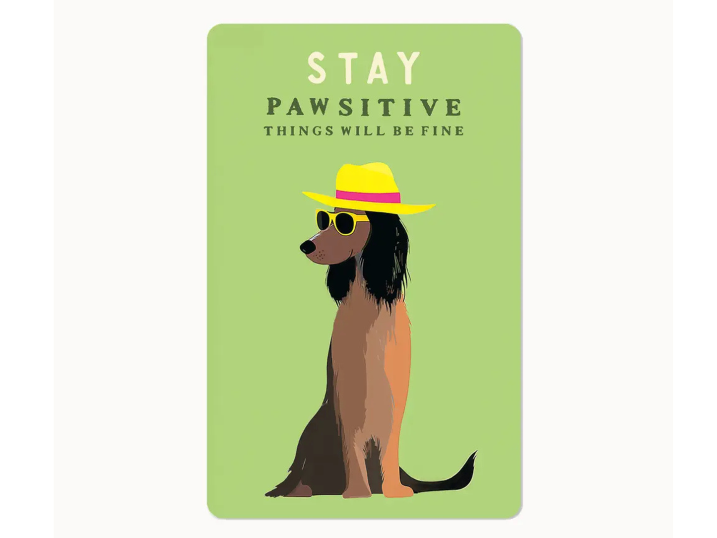 Postkarte Lunacard Pawsitive