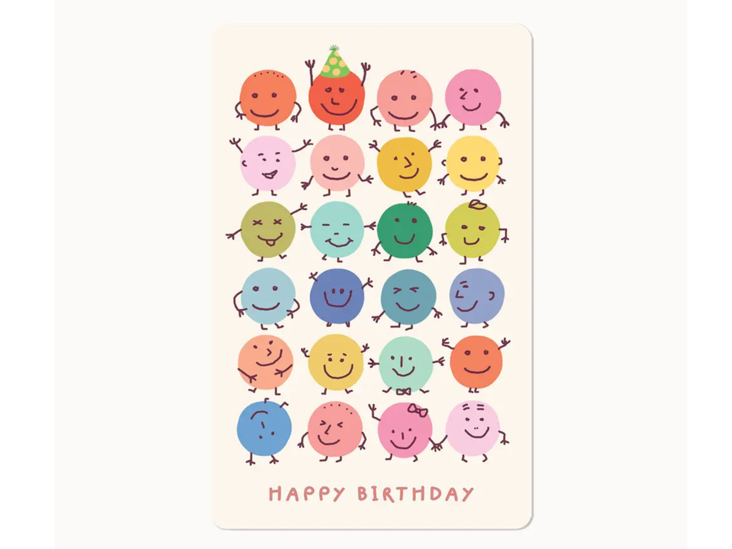 Postkarte Lunacard Birthday Smiles