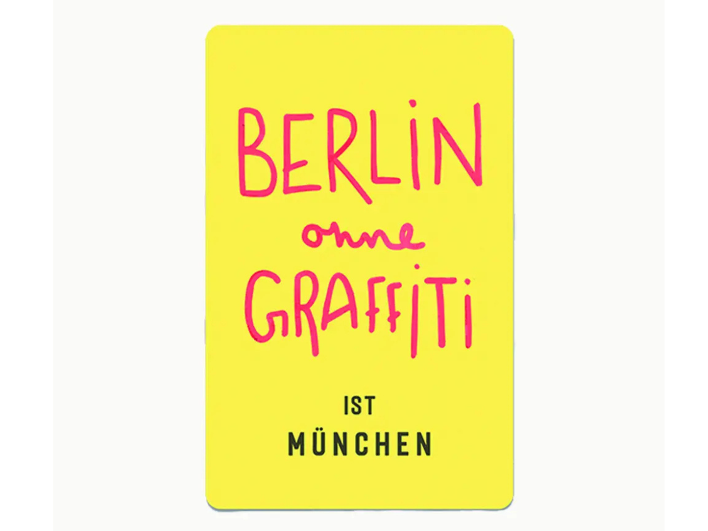 Postkarte Lunacard Berlin ohne Graffiti