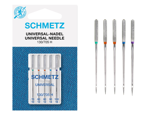 SCHMETZ Nähmaschinennadel Universal Stärke 70-100