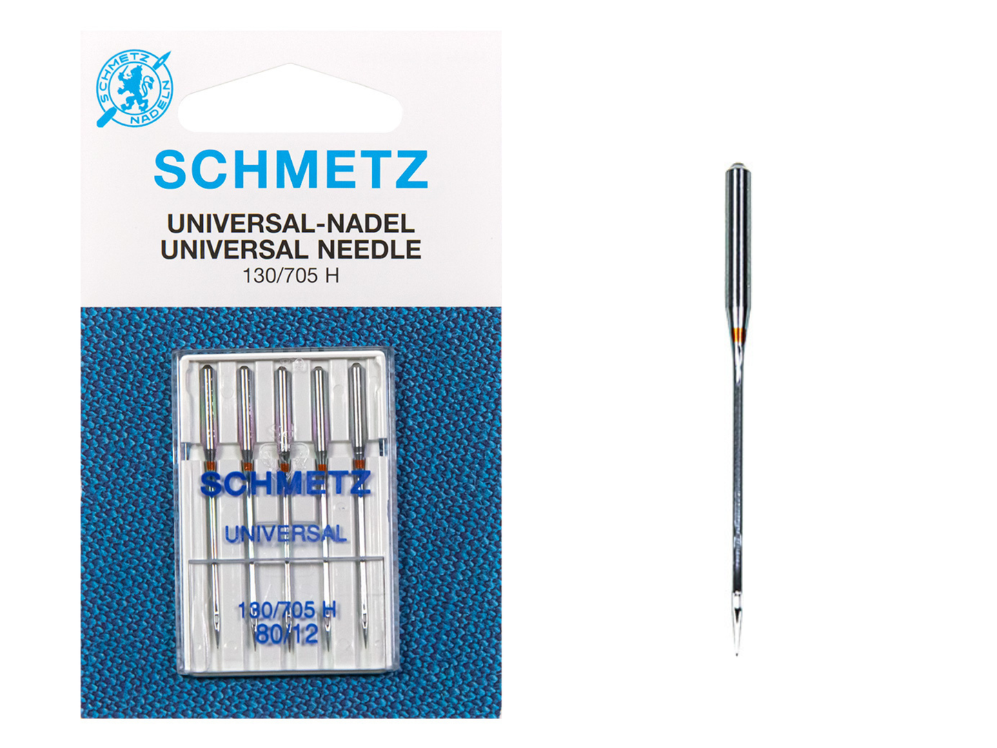 SCHMETZ Nähmaschinennadel Universal Stärke 80