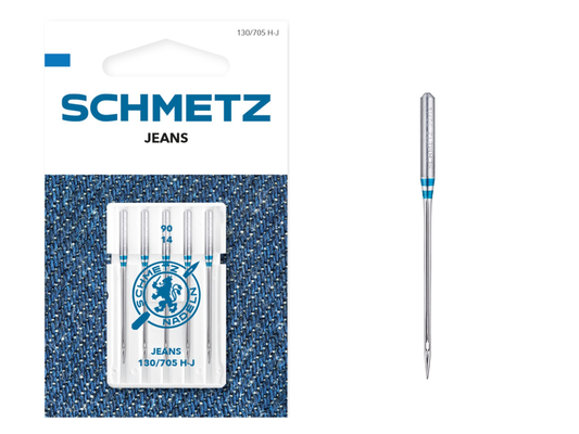 SCHMETZ Nähmaschinennadel Jeans Stärke 90