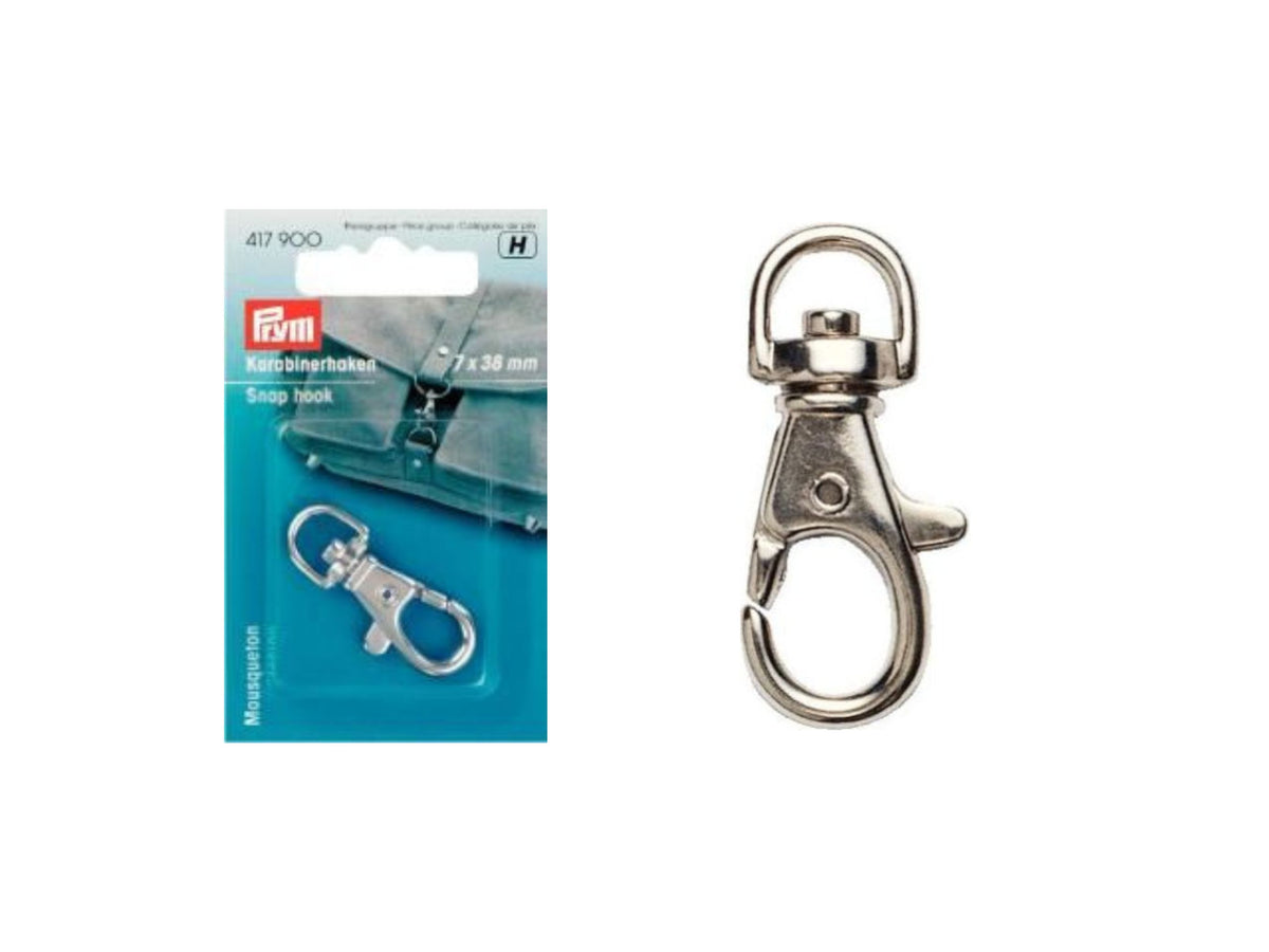 PRYM Kleiner Karabiner 7 x 38 mm Silber