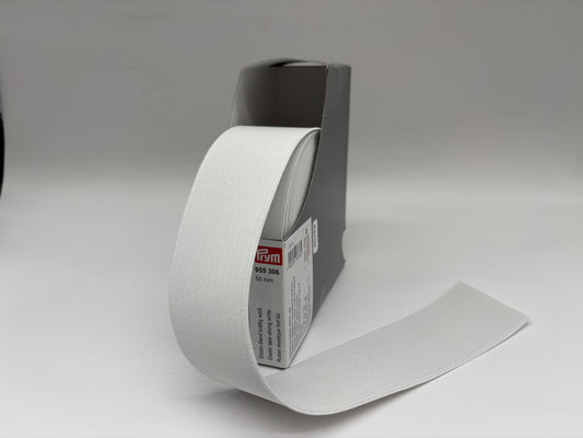 Prym Elastic-Gummiband 50 mm Weiß