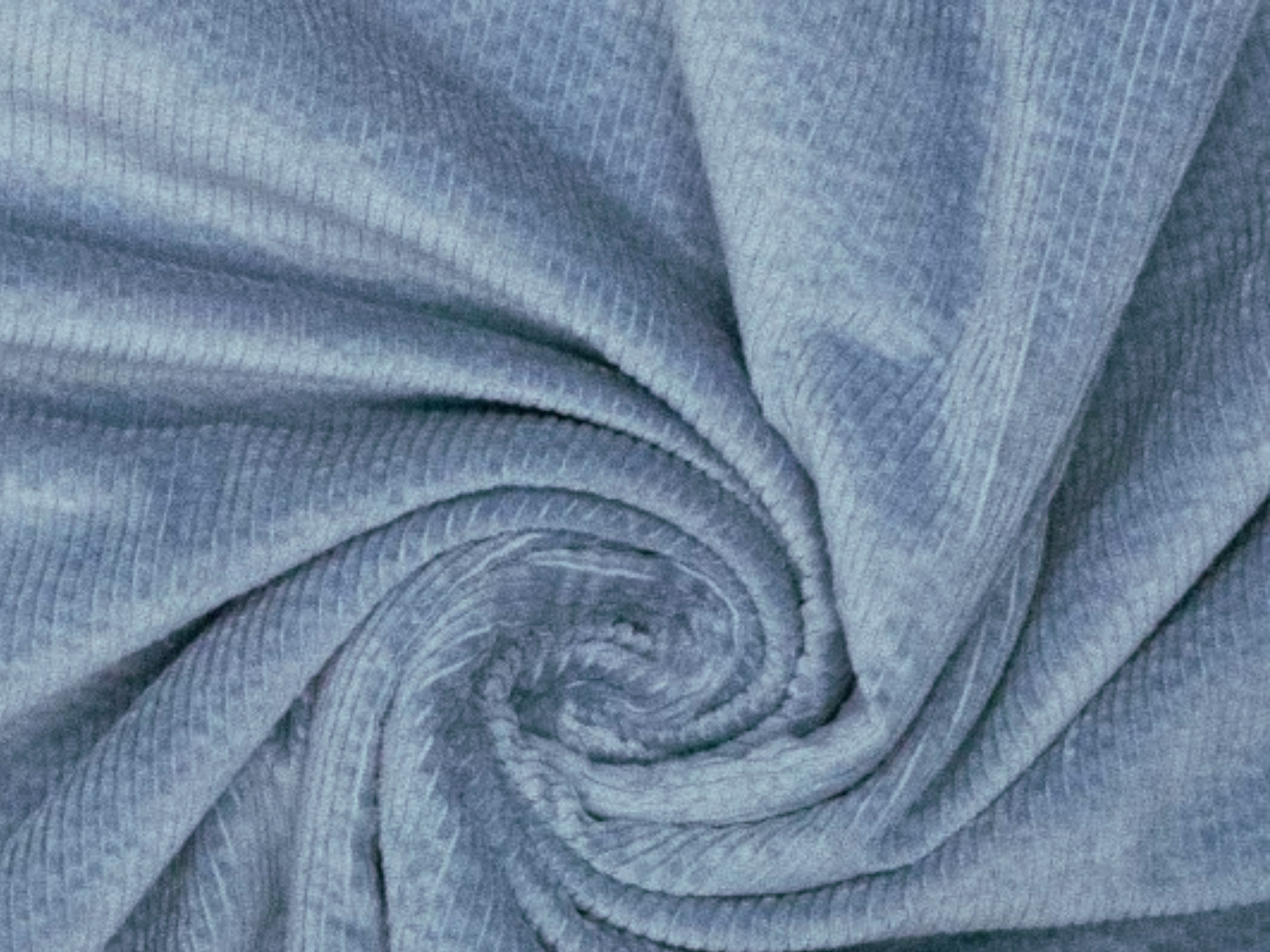 Breitcord Uni Helles Rauchblau Bubble Washed Stretch