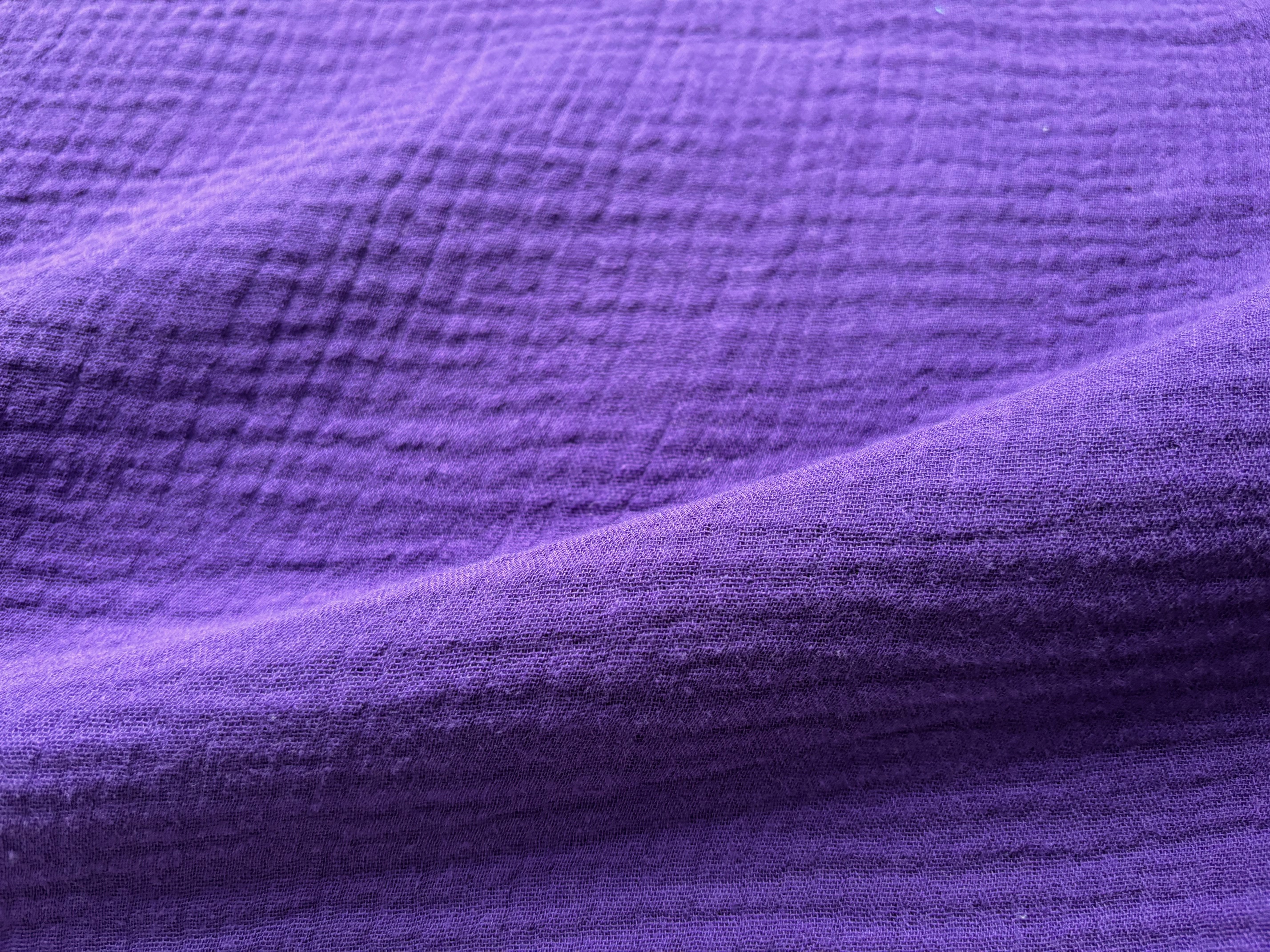 Musselin/Gauze Uni Violett