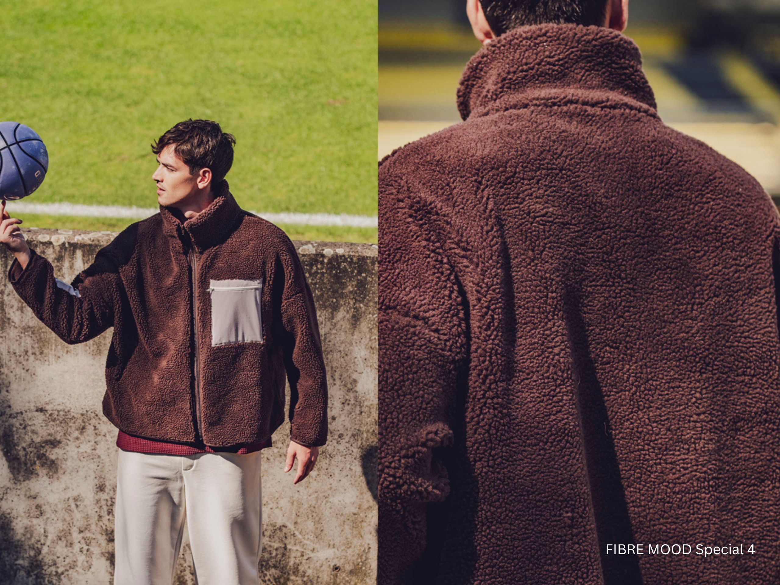 Teddy-Fleece Schokobraun Sheepskin FIBRE MOOD