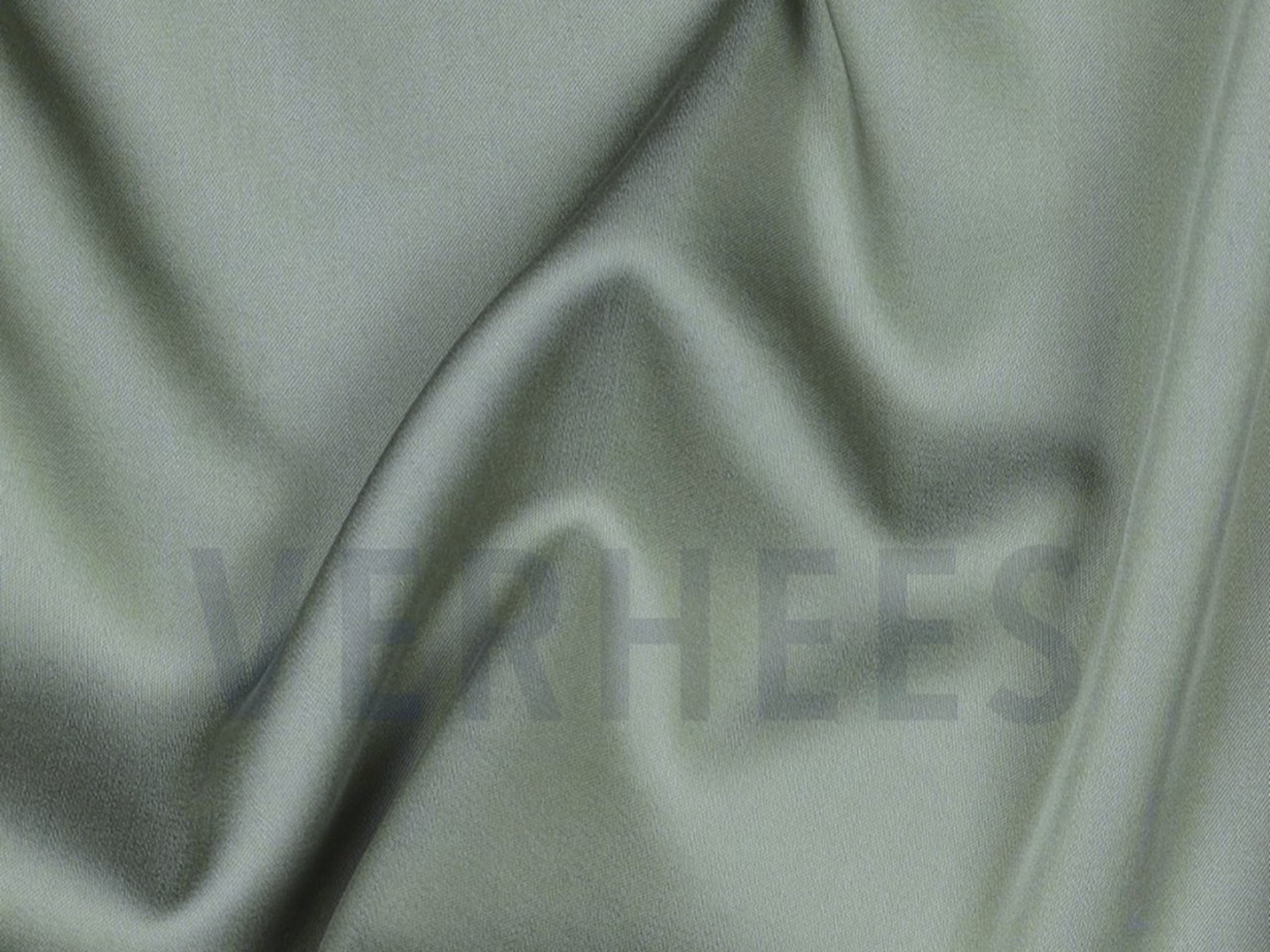 Tencel Lyocell Satin Uni Olivgrün