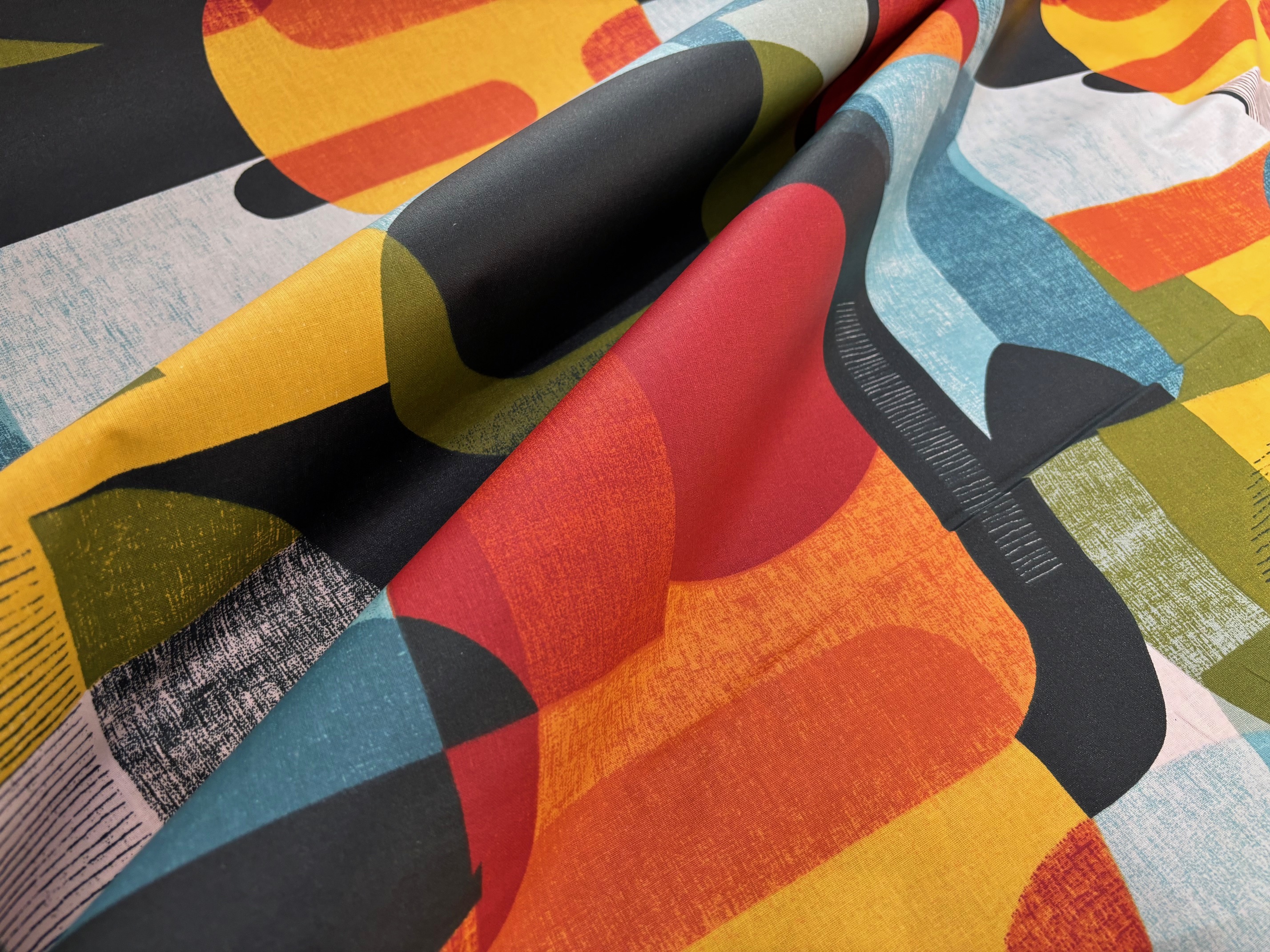 Wachstuch Glasspiel Sixties laminiert