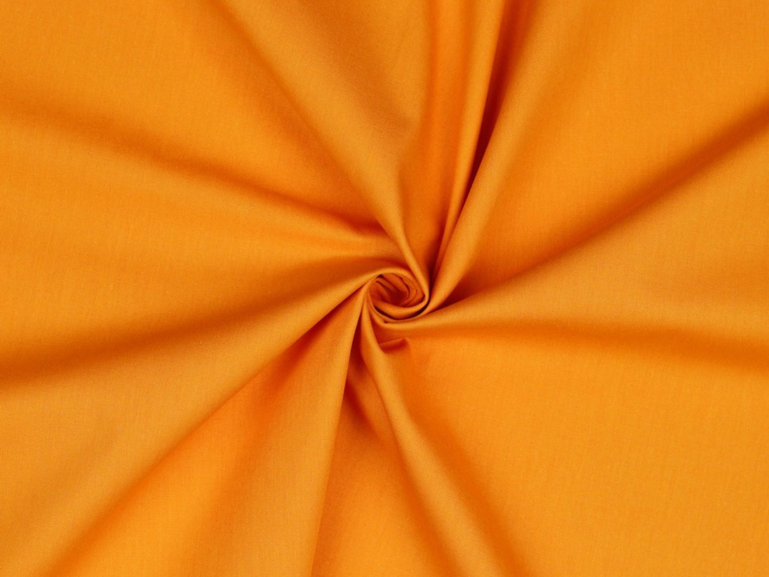 Baumwollstoff Uni Orange VH 067 Popeline