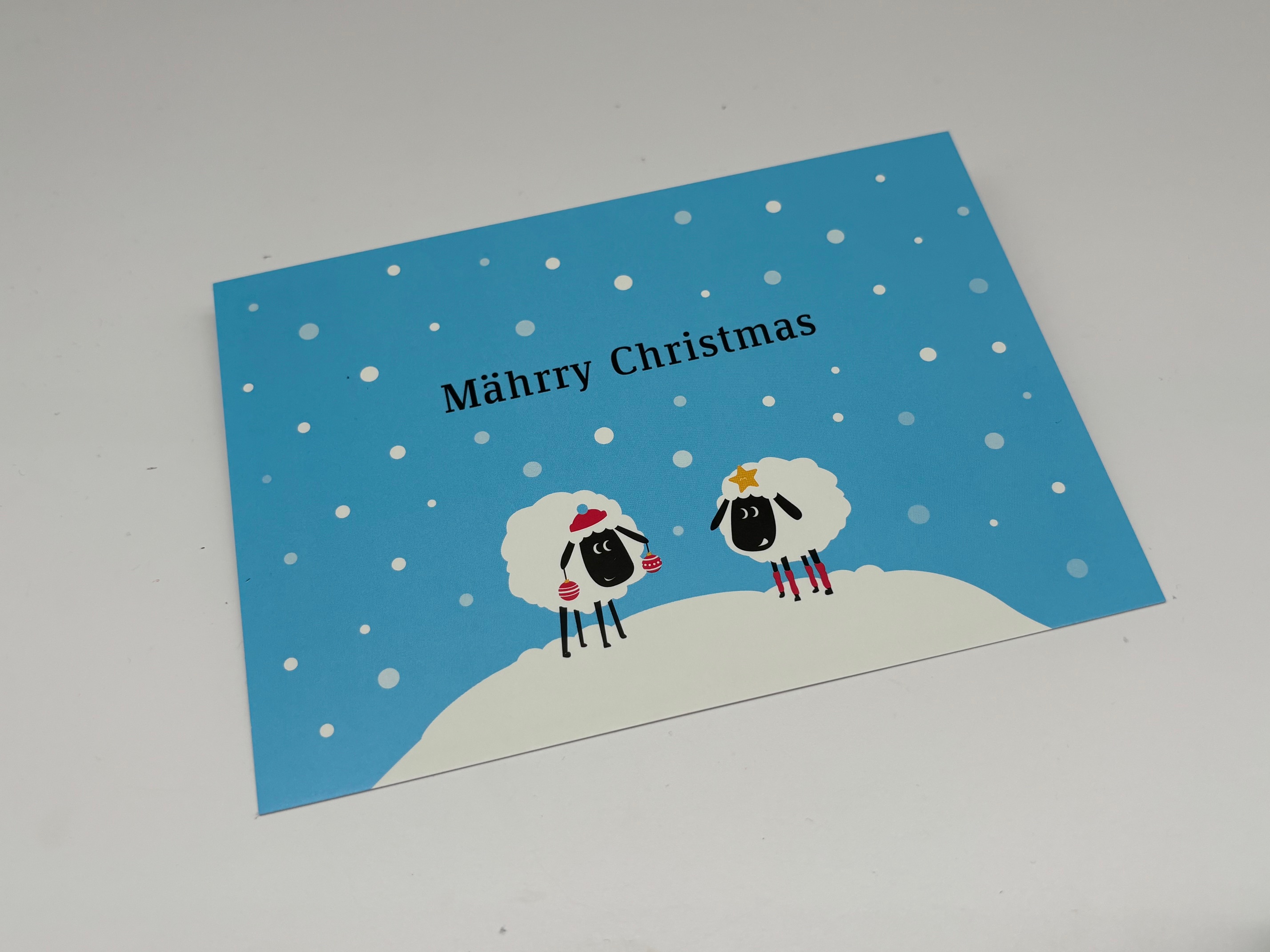 Postkarte Mährry Christmas