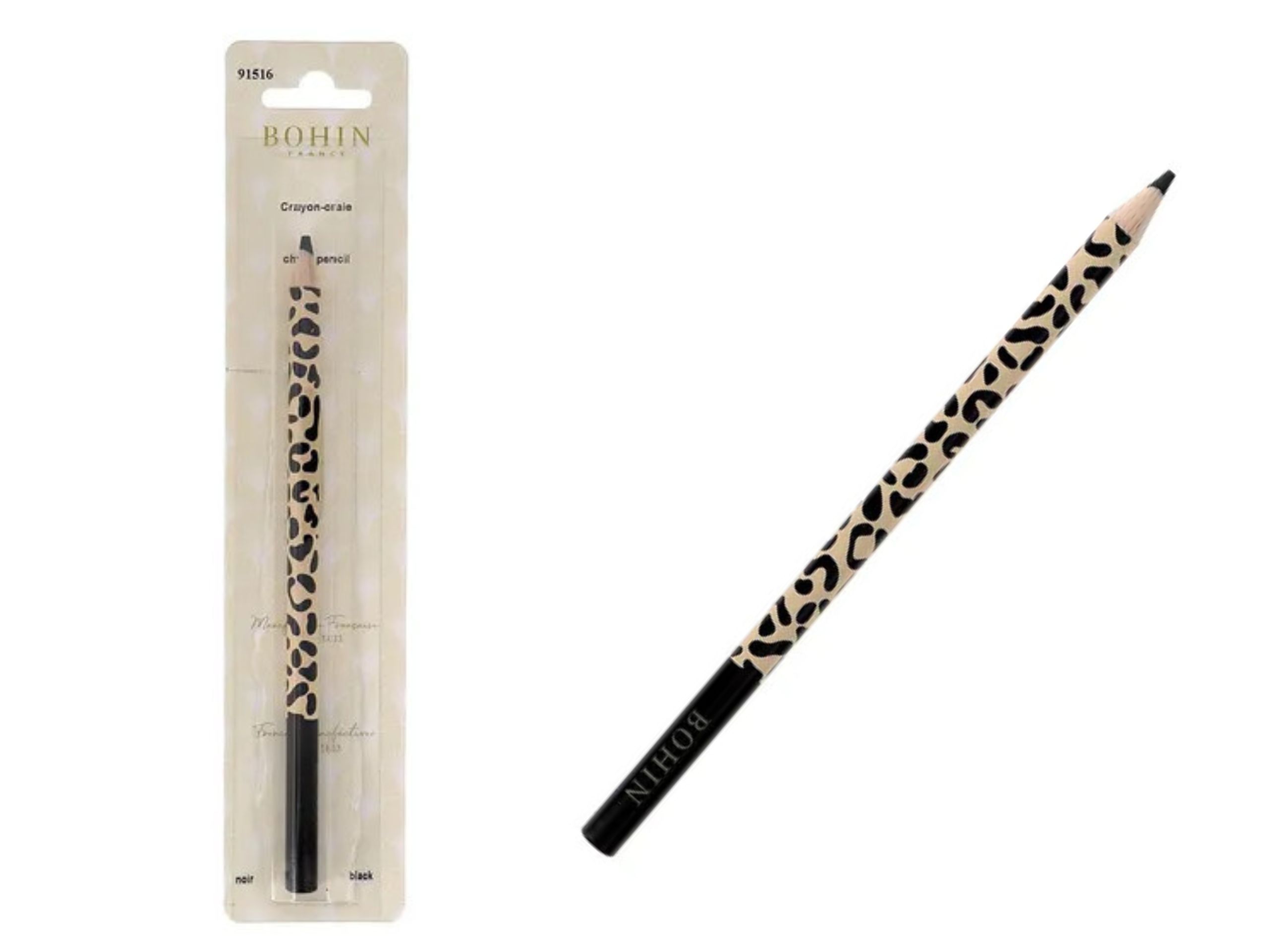 BOHIN Markierstift Schwarz auswaschbar LEO