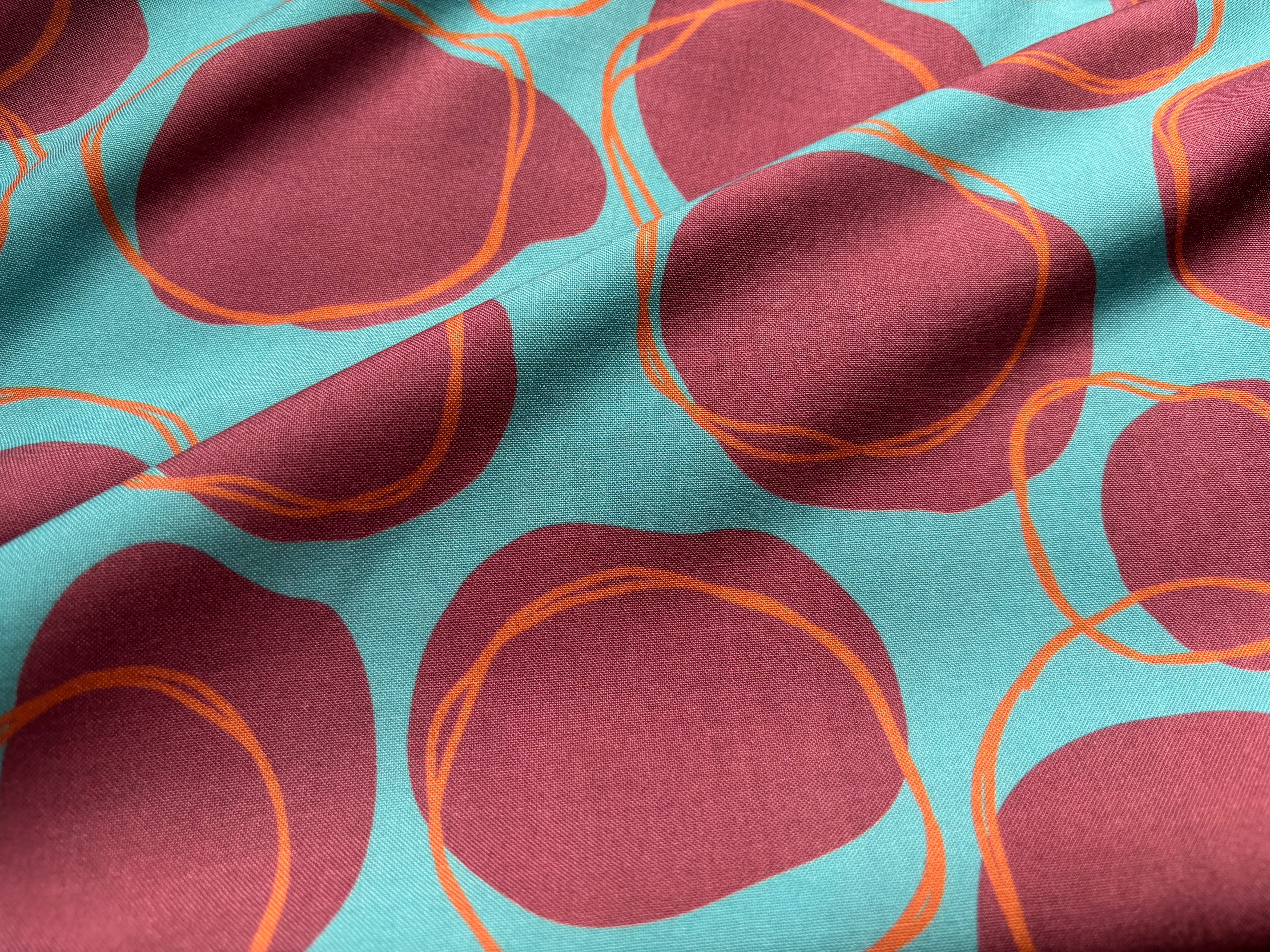 Viskose Kleckse Ilya Fabrics Amsterdam