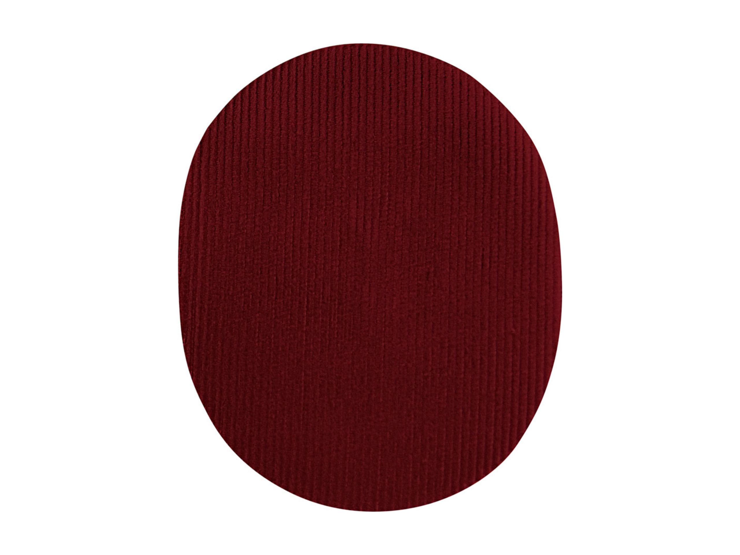 VENO 2 Cord-Flecken Bordeaux 12 x 10 cm aufbügelbar