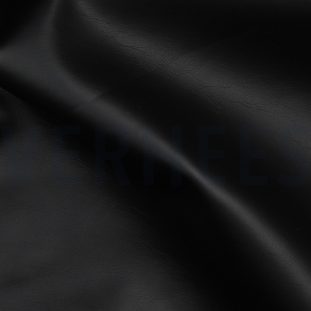 Lederimitat Schwarz Soft Kunstleder