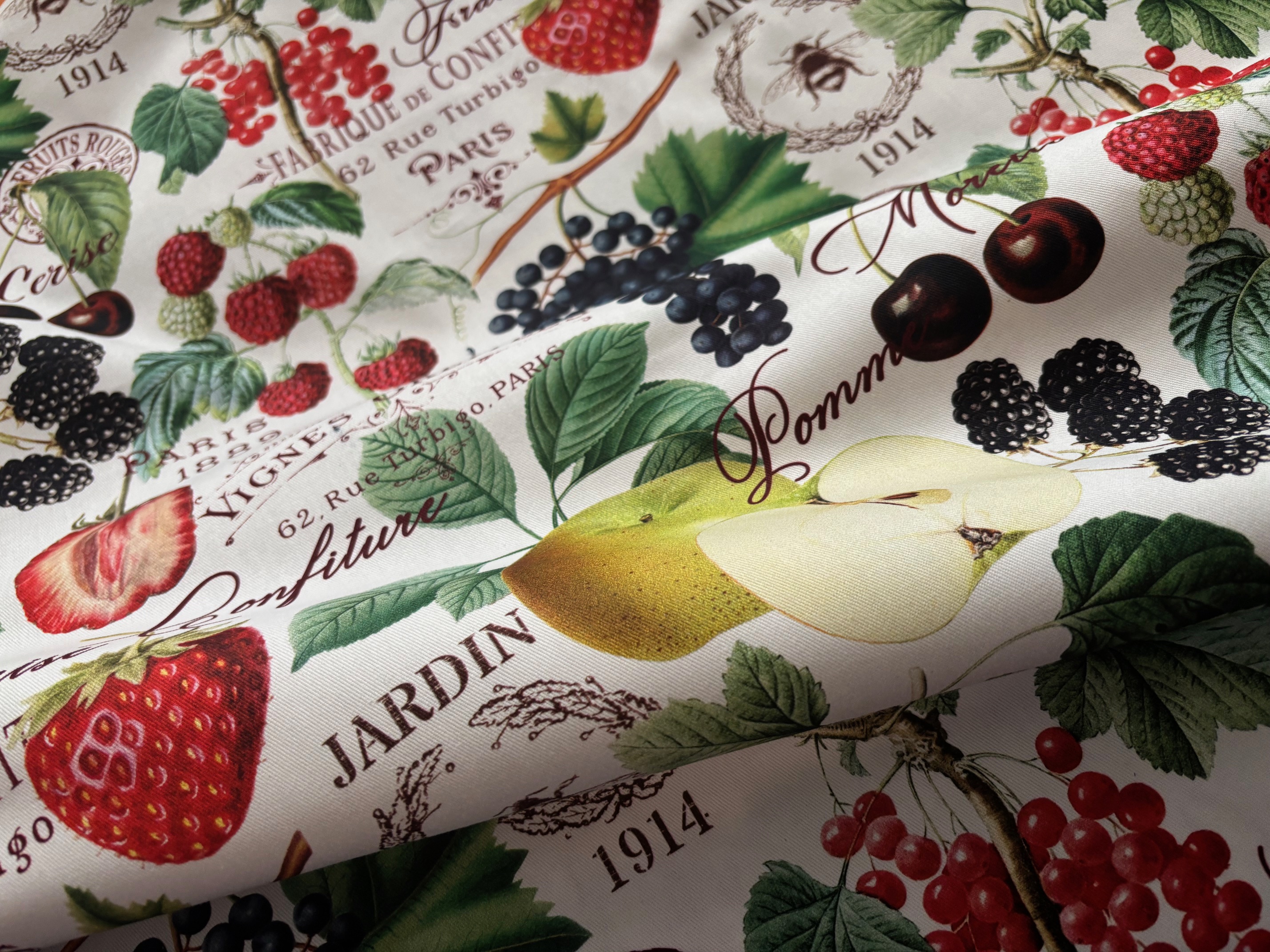 Canvas Fruits Francaise Früchte