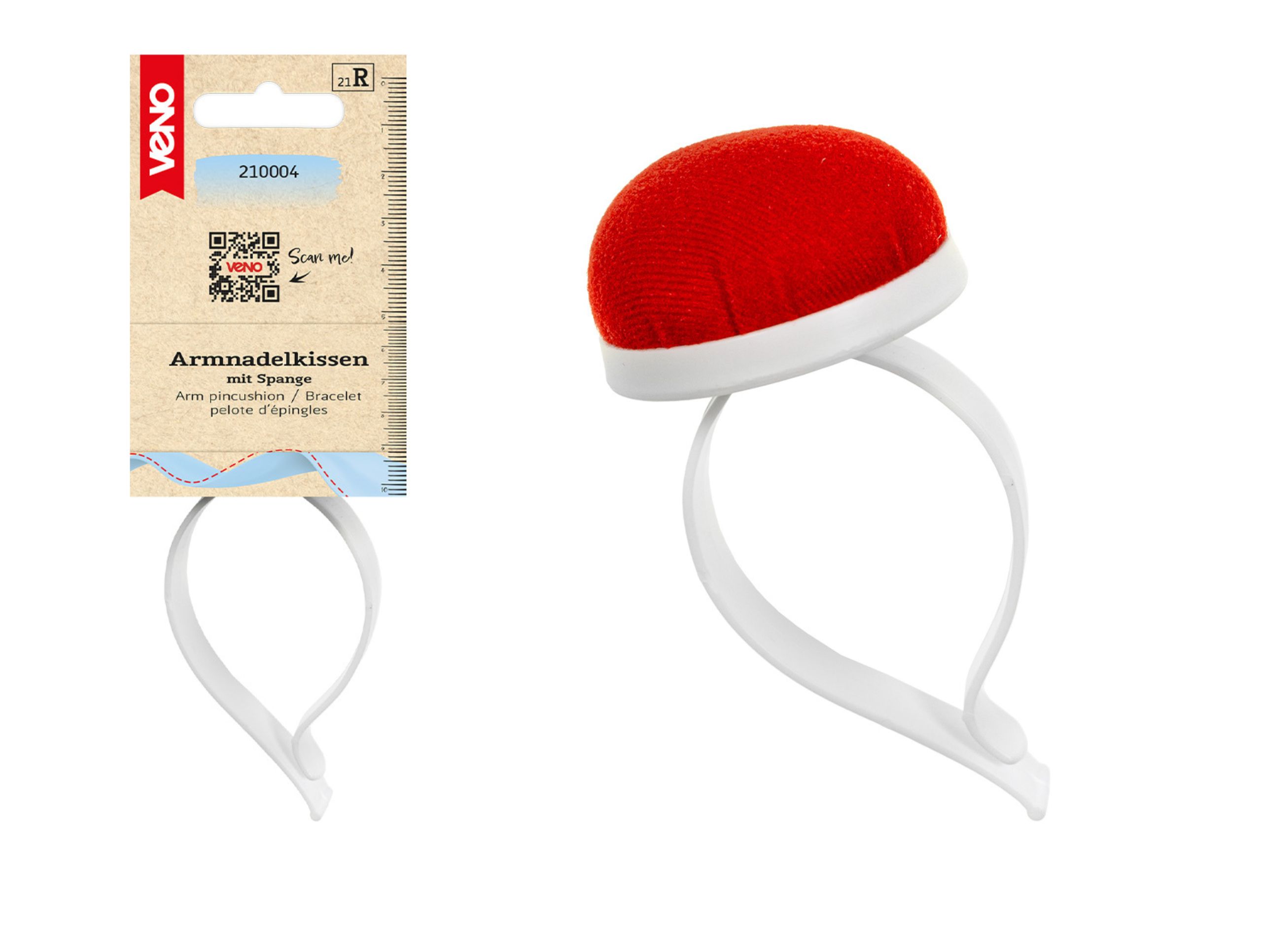 VENO Armnadelkissen mit Spange