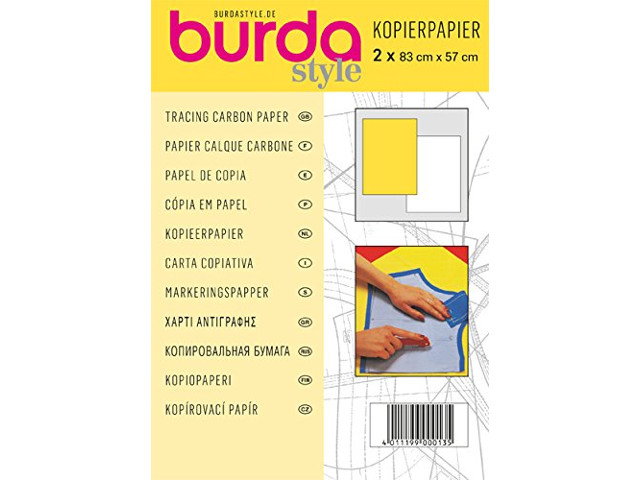Burda Kopierpapier Gelb und Weiß 2 Stück 83 x 57 cm