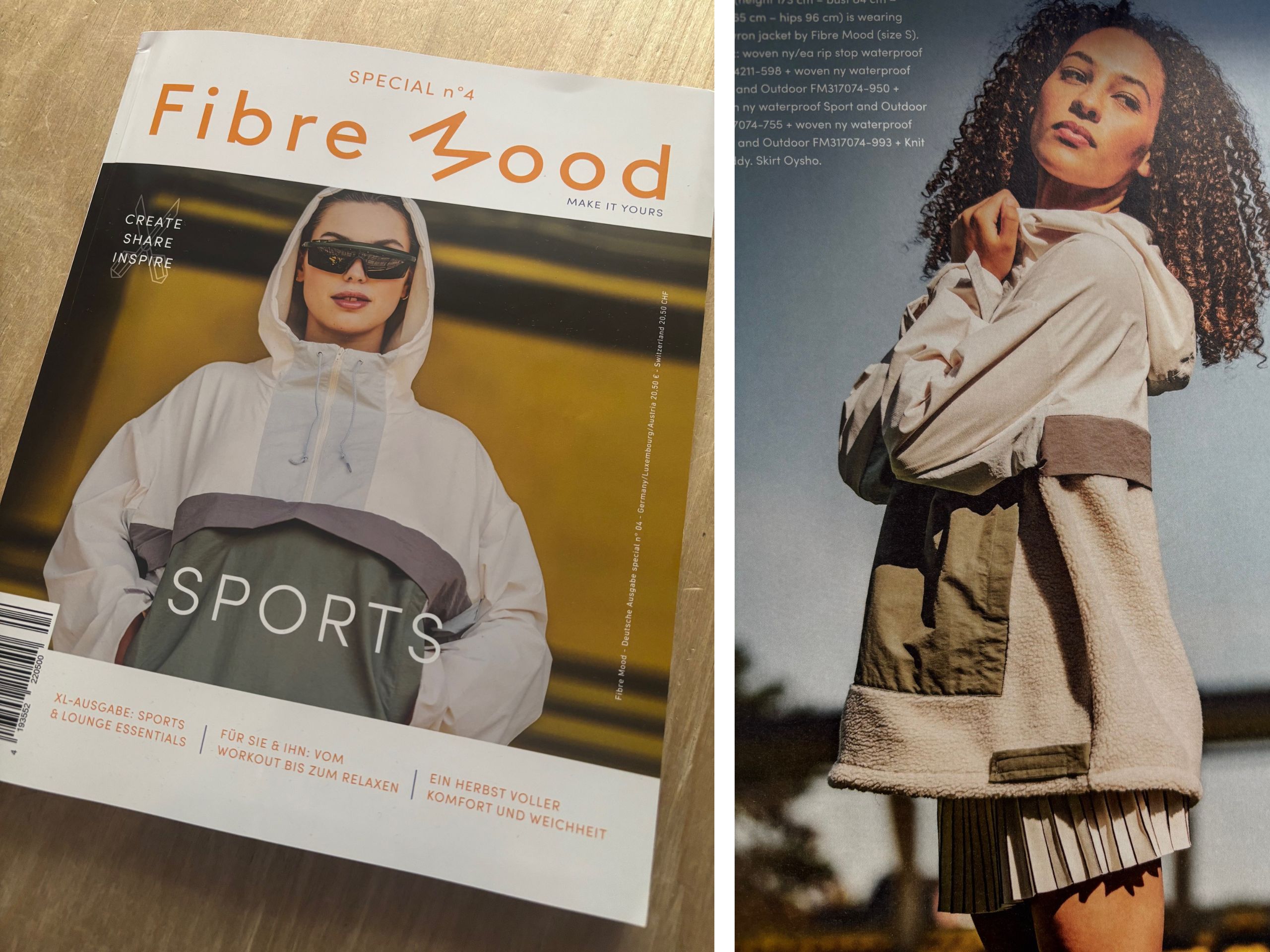 FIBRE MOOD No 4 Special SPORTS Nähmagazin