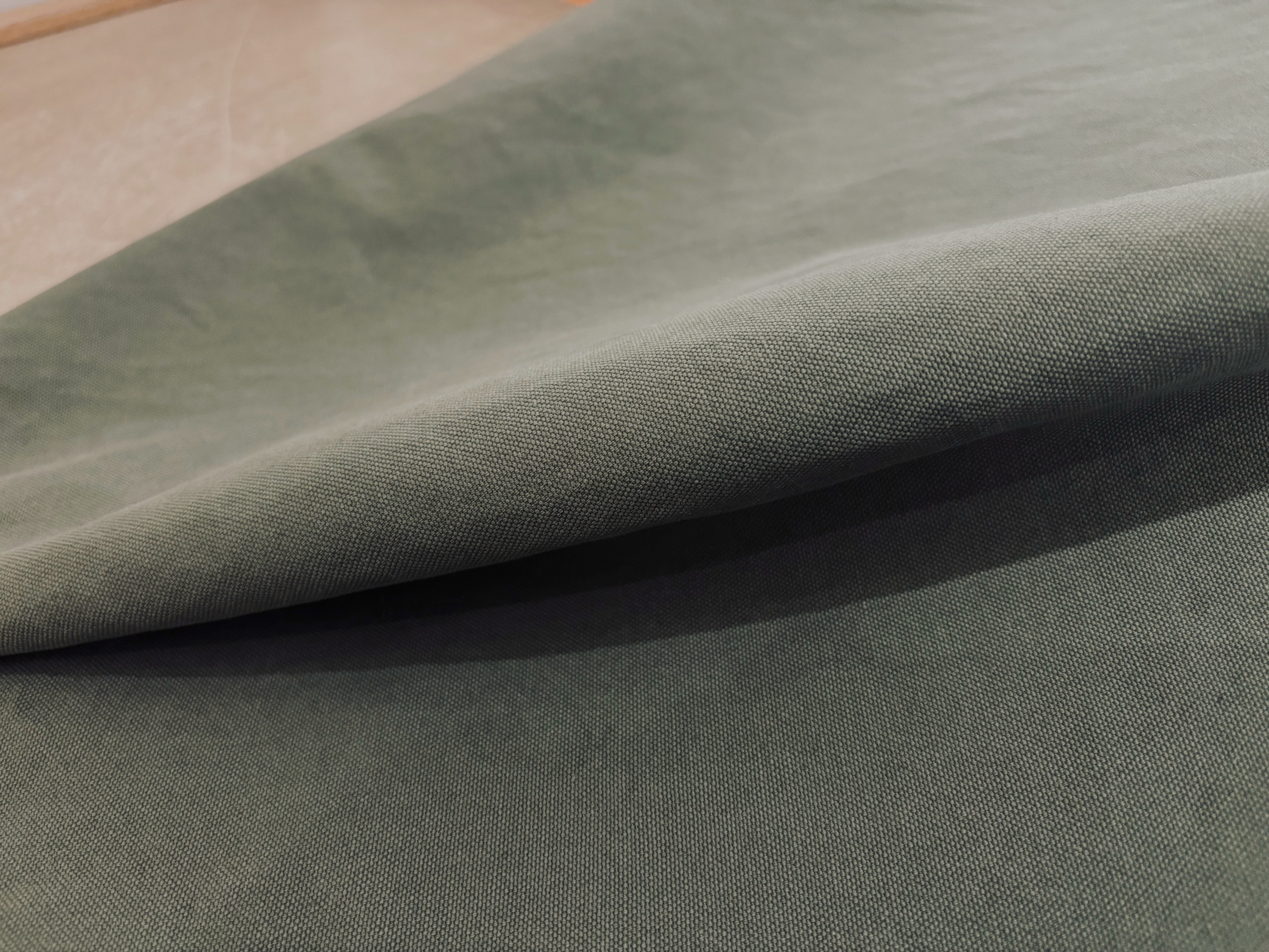 Heavy washed Canvas 17 OZ Olive Mind the Maker