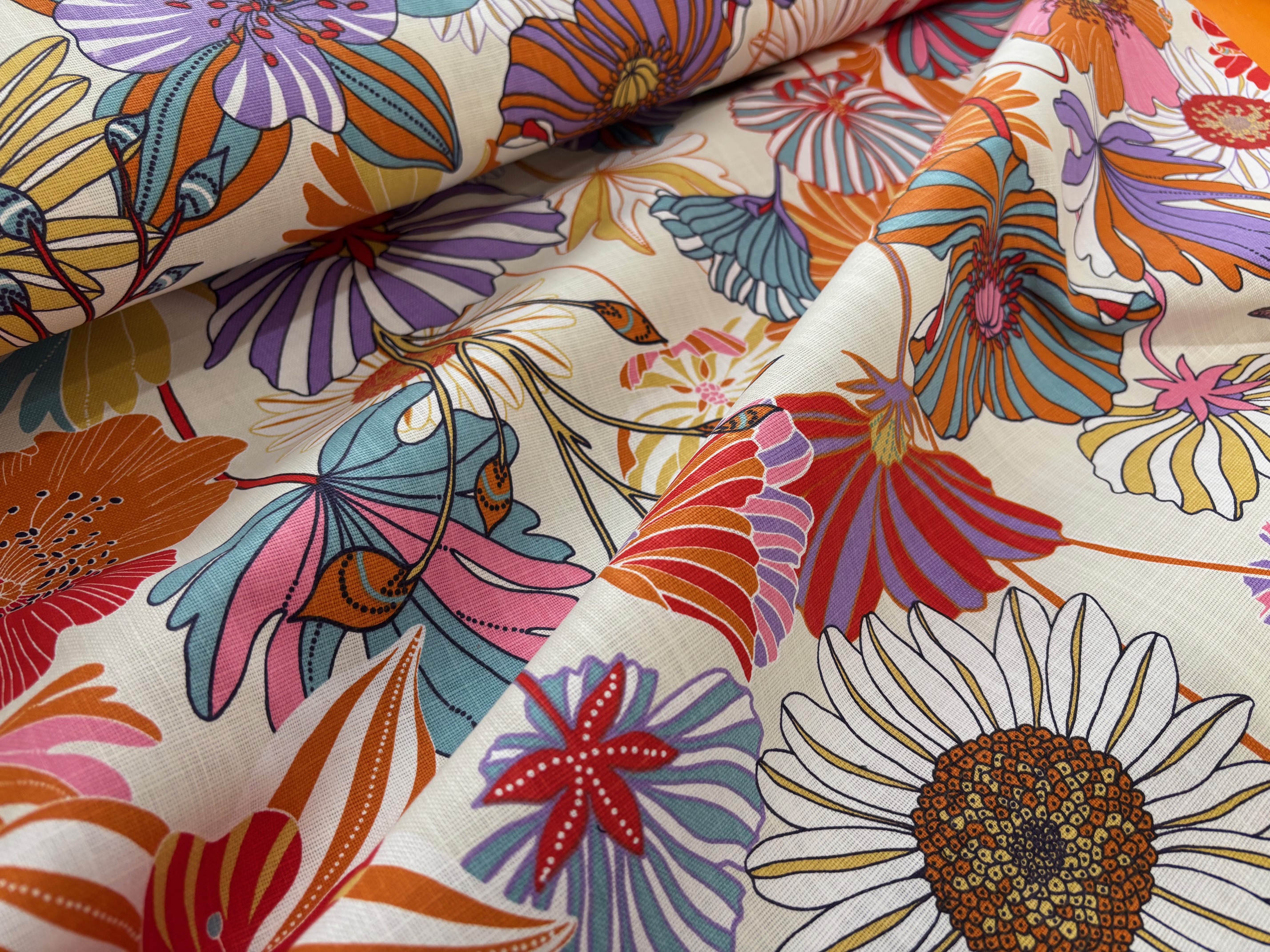 Canvas Colorful Flowers Bunte Blumen Ingrid