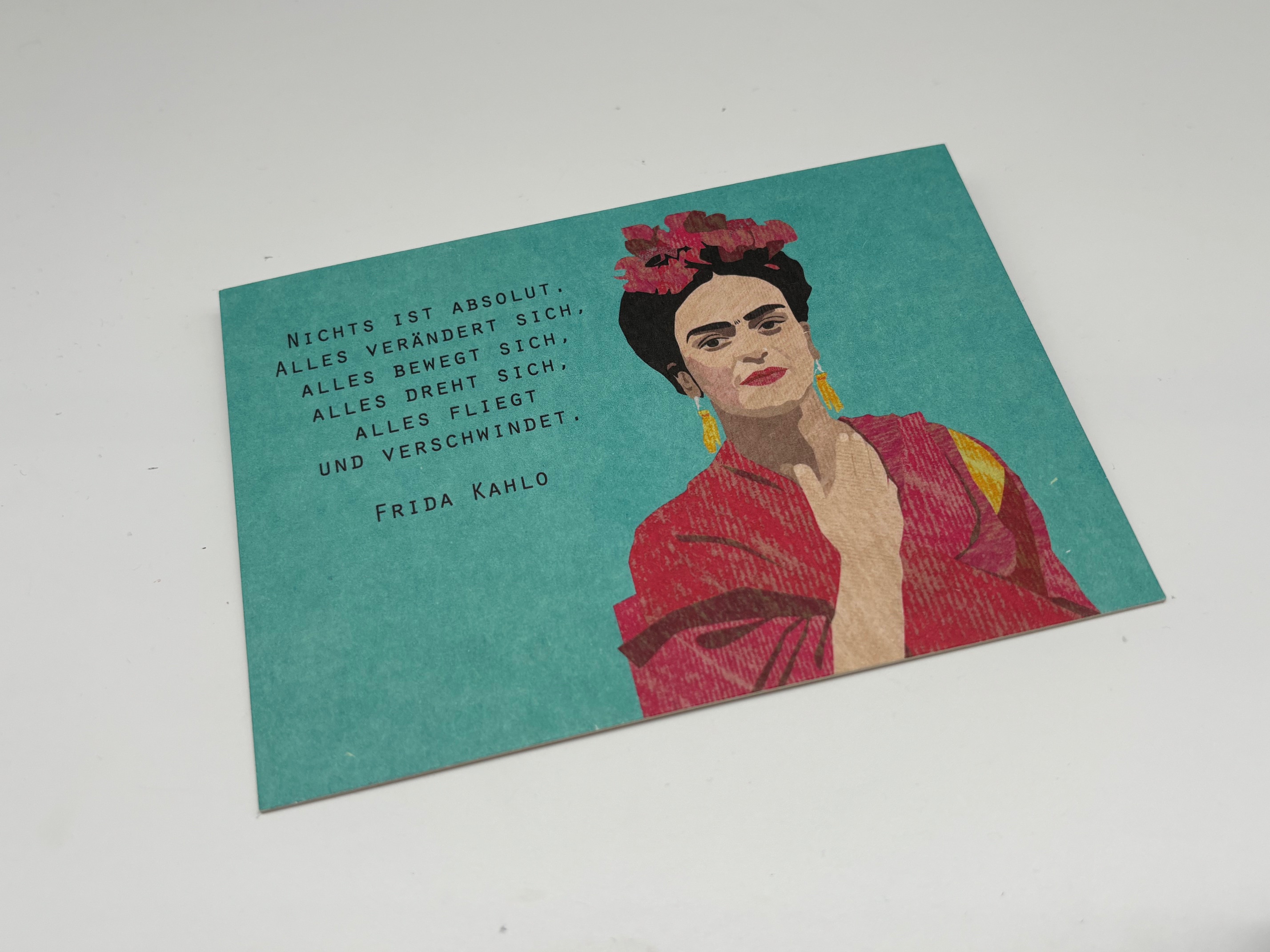 Postkarte Frida Nichts ist absolut