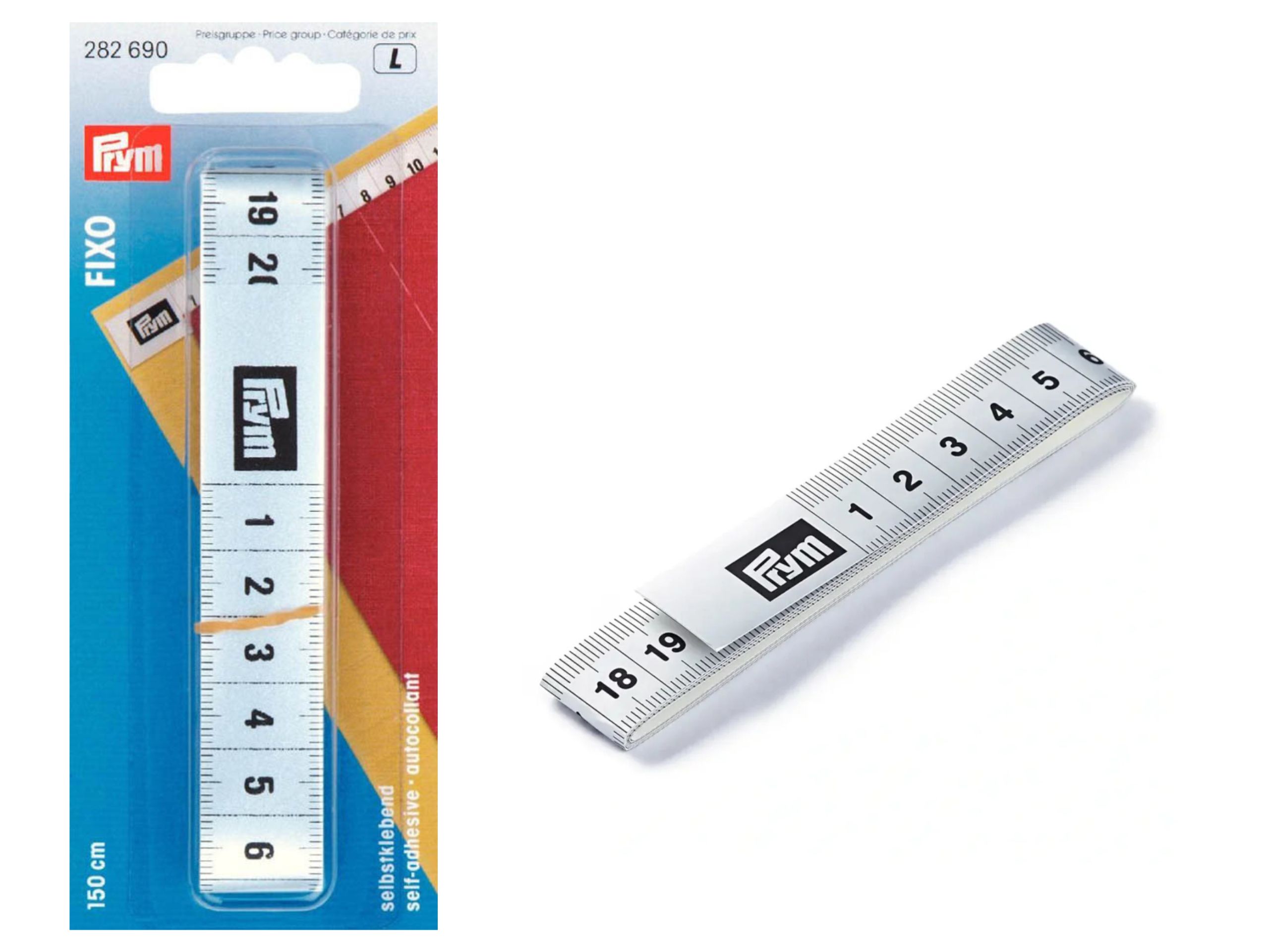 Prym Maßband Fixo Plus selbstklebend 150 cm / cm