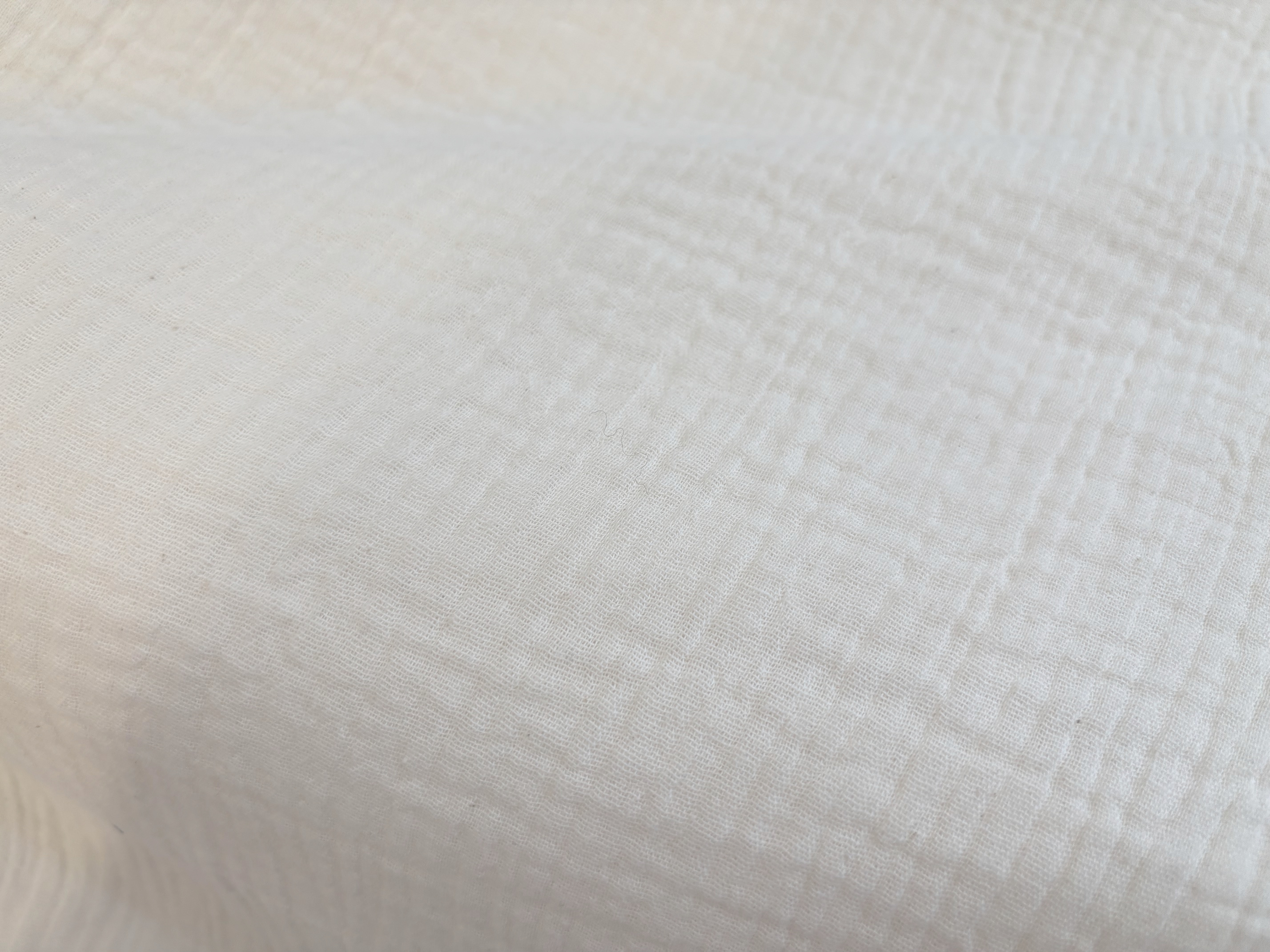 Musselin/Gauze Uni Off White Ecru