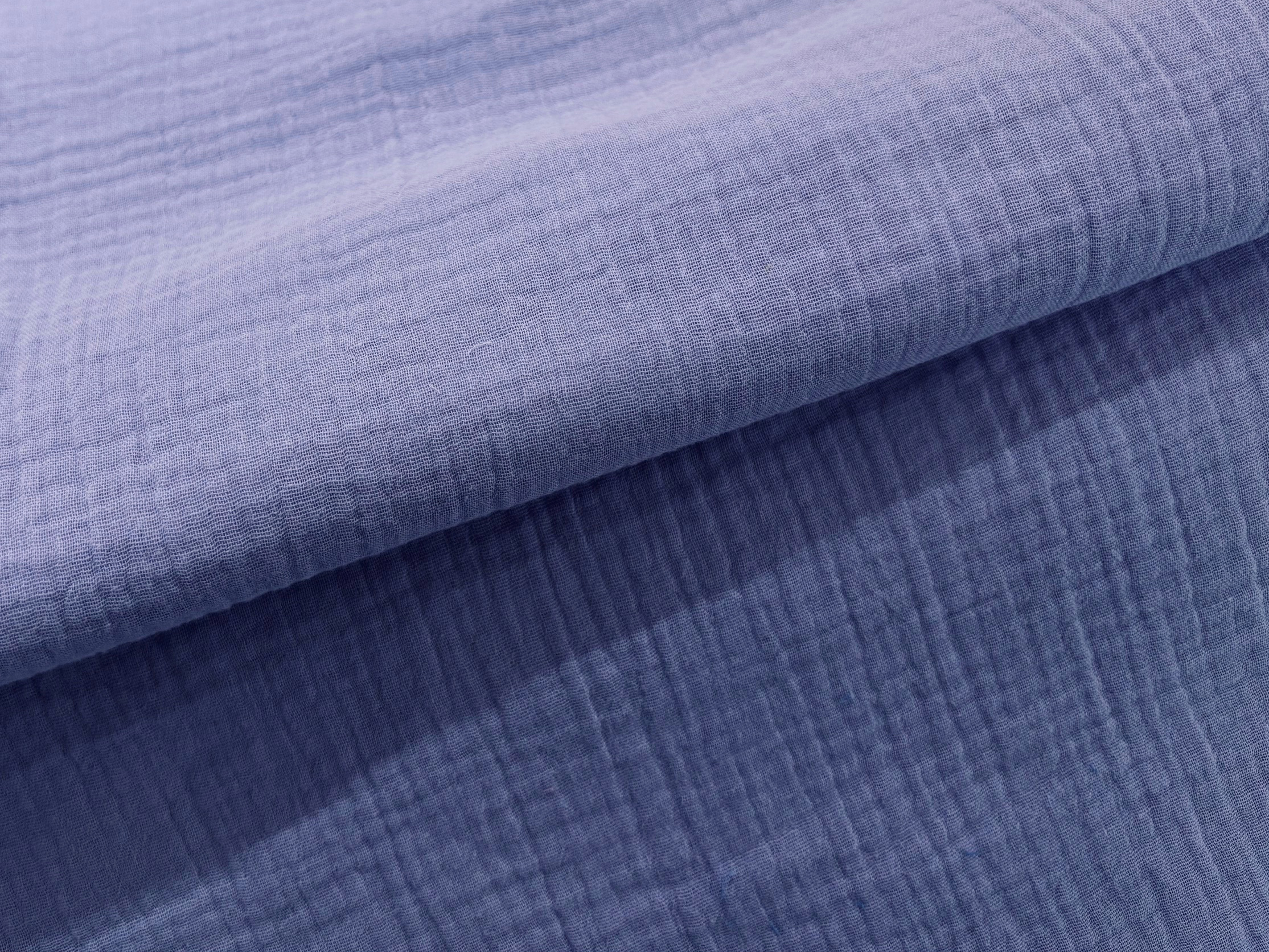 Musselin/Gauze Uni Pastell Lila