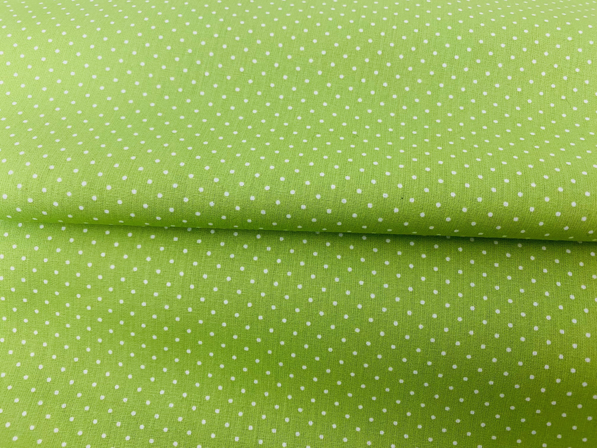 Baumwollstoff Petit Dots Pünktchen Hellgrün VH 008 Baumwollstoff Petit Dots Pünktchen Hellgrün VH 008