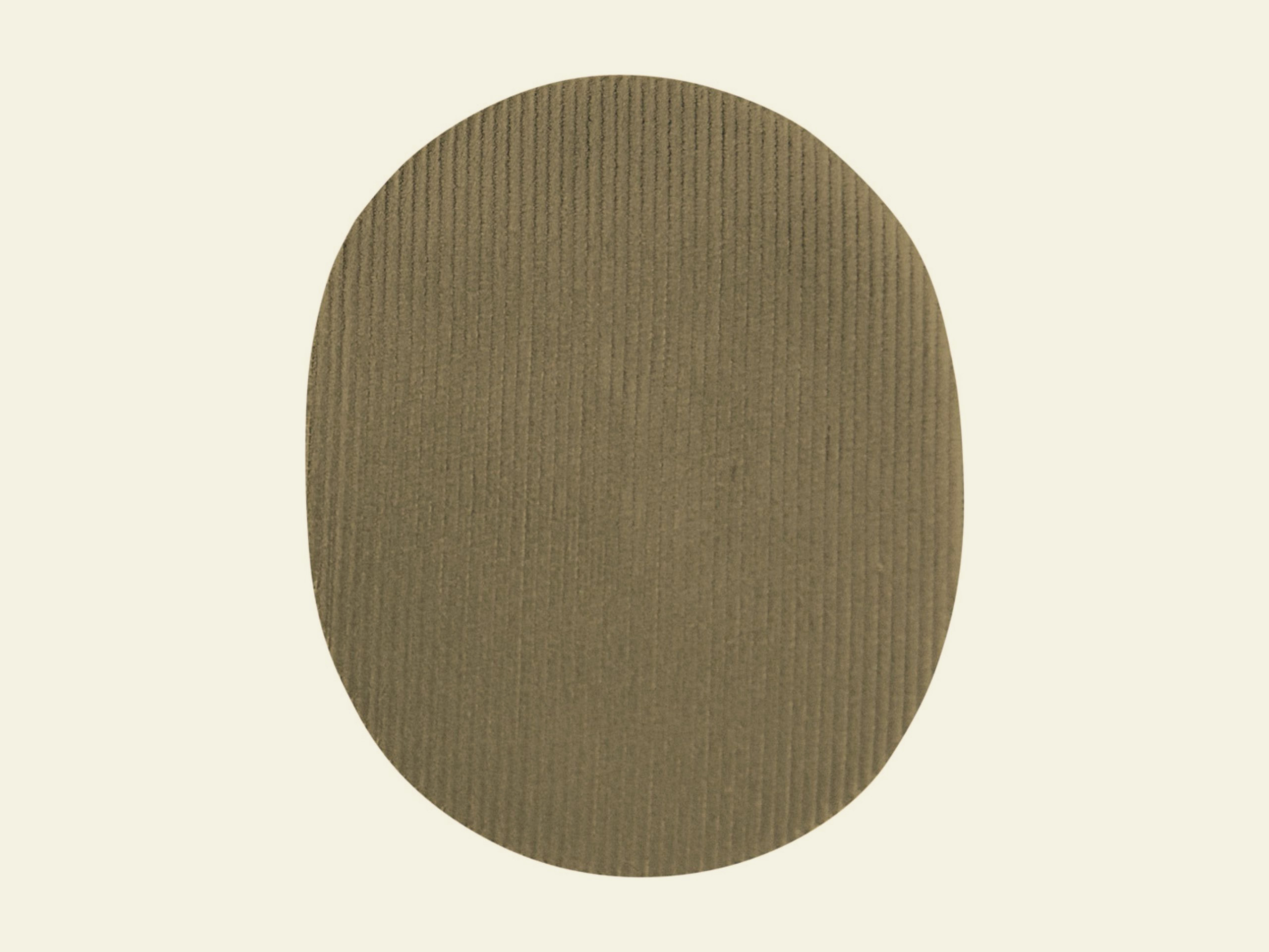 VENO 2 Cord-Flecken Goldbeige 12 x 10 cm aufbügelbar