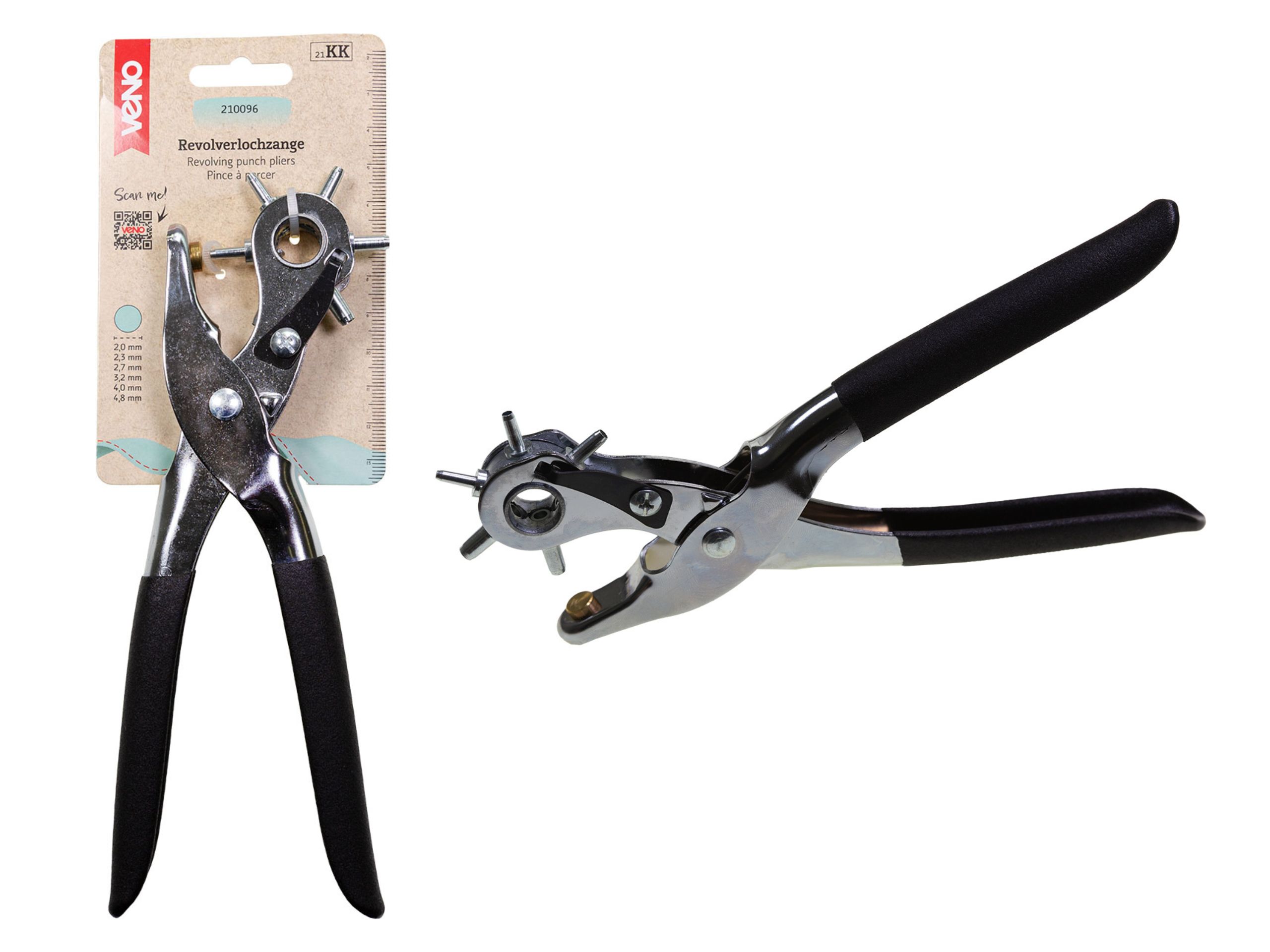 VENO  Revolverlochzange mit Drehteller